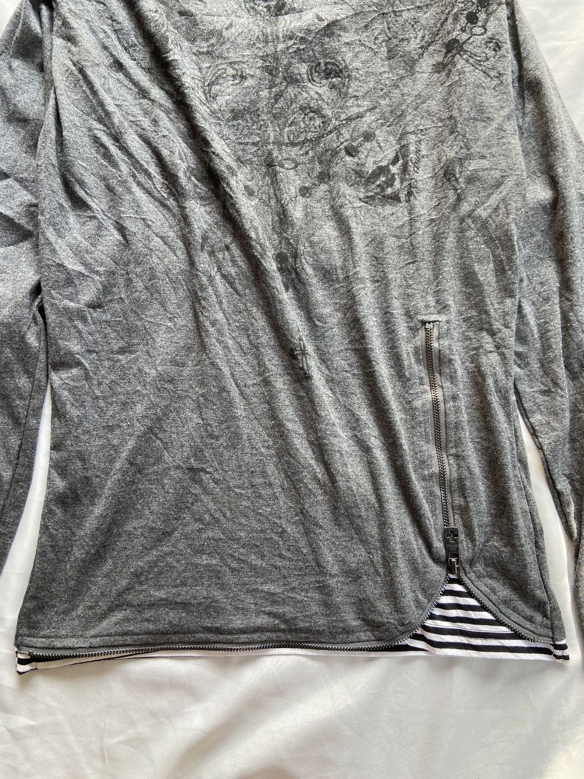 BERNINGS SHO CROSS NECKLACE DOUBLER LAYER STRIPED LONG SLEEVE Size US M / EU 48-50 / 2 - 10 Thumbnail