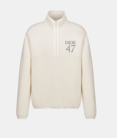Dior o1w1db11024 Regular-Fit Sweater in White Size US M / EU 48-50 / 2 - 1 Thumbnail
