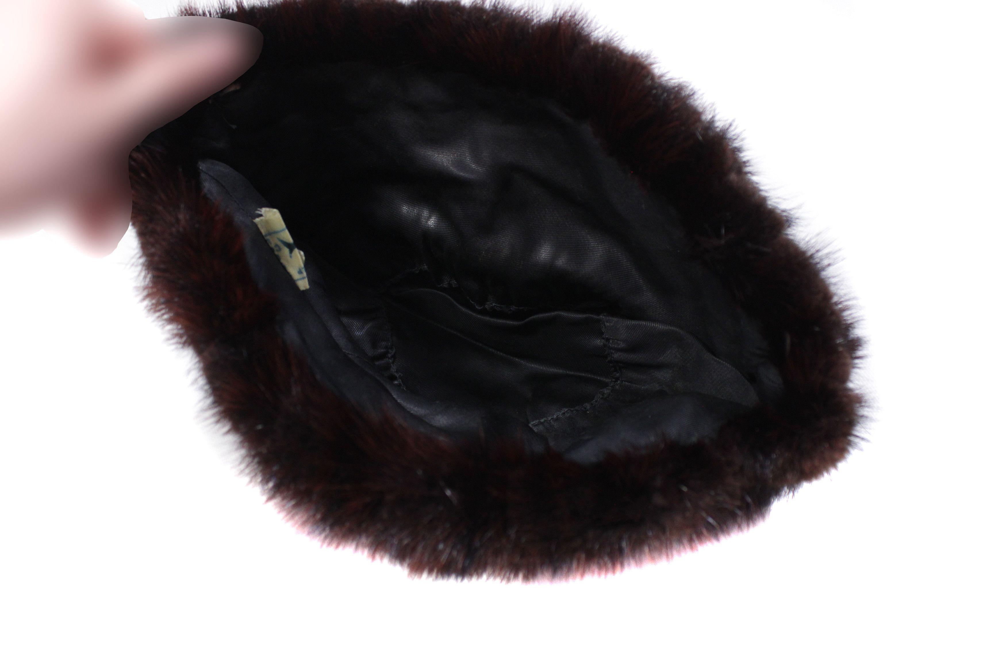 Vintage Soviet 80S Fur Hat Size ONE SIZE - 4 Thumbnail