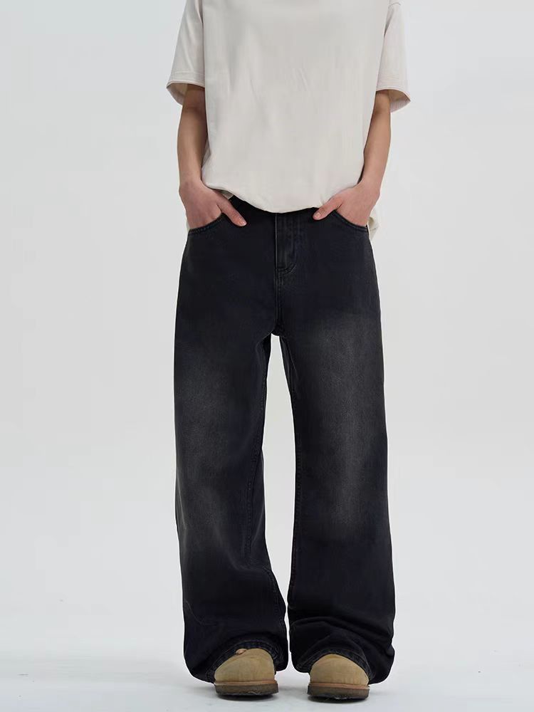 Japanese Brand × Jean High street vintage black baggy jeans Size US 30 / EU 46 - 3 Thumbnail