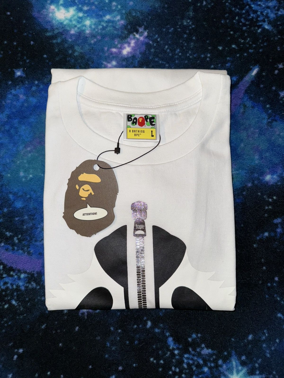Bape BAPE Panda Tee White Size US L / EU 52-54 / 3 - 3 Thumbnail