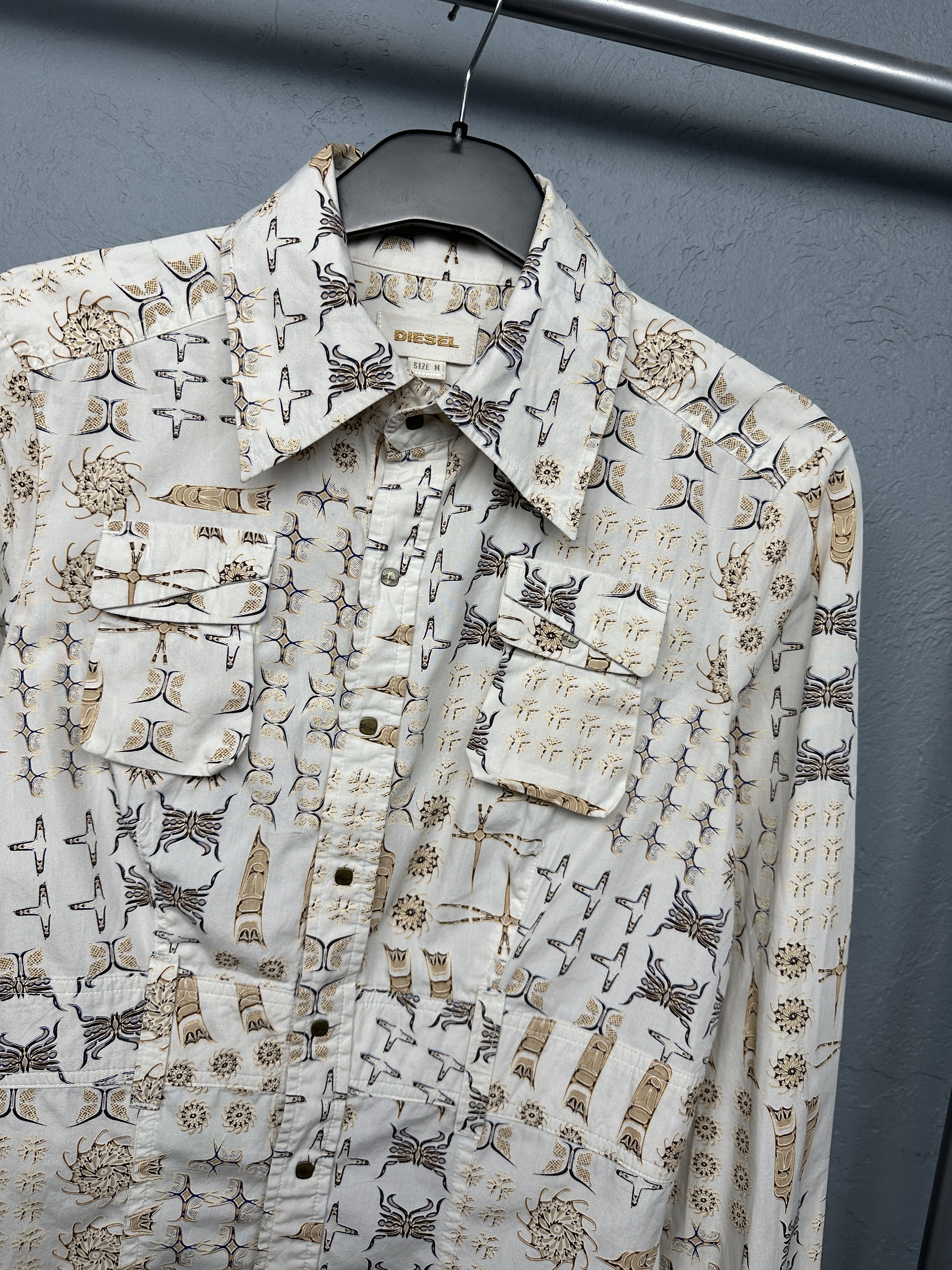 Diesel Diesel Vintage Womens Long Sleeve Shirt Size M / US 6-8 / IT 42-44 - 2 Thumbnail