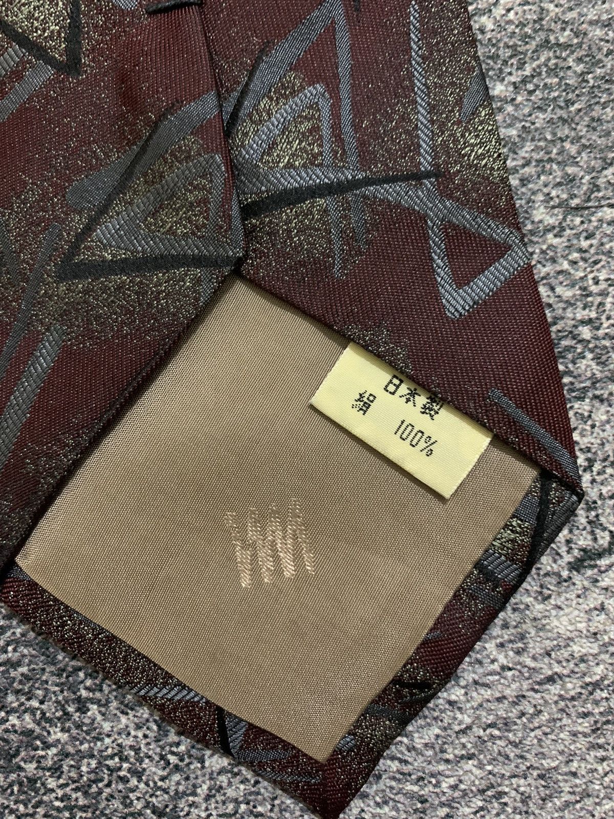 Issey Miyake IM Miyake Design Pattern Tie Size ONE SIZE - 5 Thumbnail