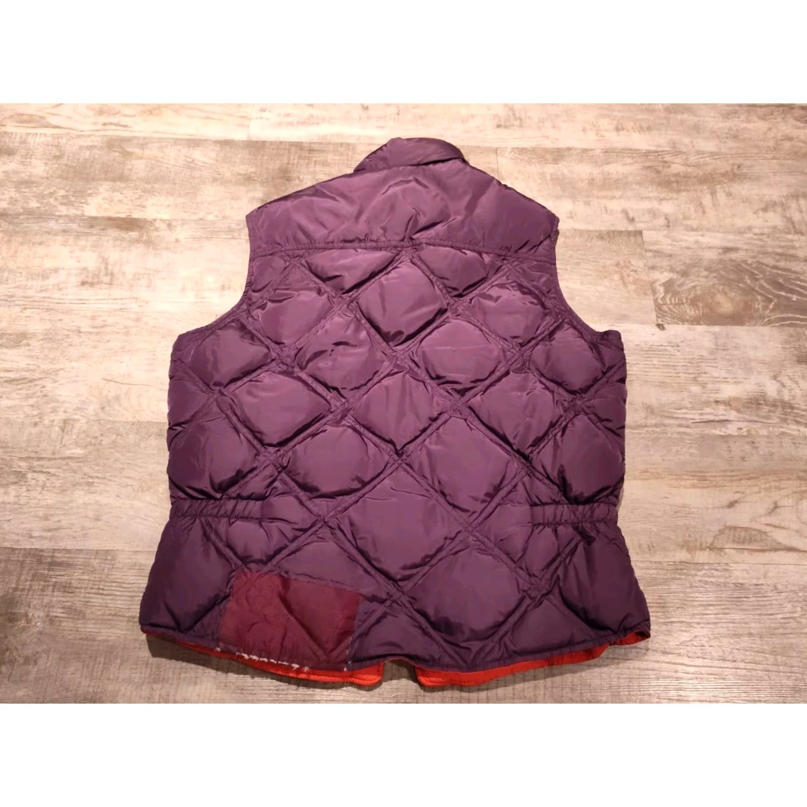 Eddie Bauer Eddie Bauer Women Goose Down Filling Quilted Puffer Vest Sz M Purple Read Size M / US 6-8 / IT 42-44 - 4 Thumbnail