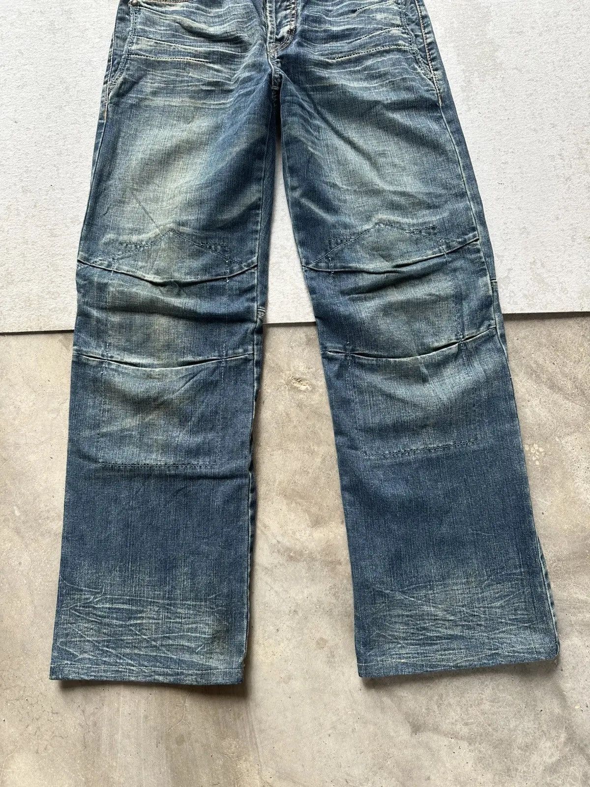 Marithe + Francois Girbaud CRAZY💥Vintage MARITHE FRANCOIS GIRBAUD Jean DoubleKnee Pants Size US 30 / EU 46 - 6 Thumbnail