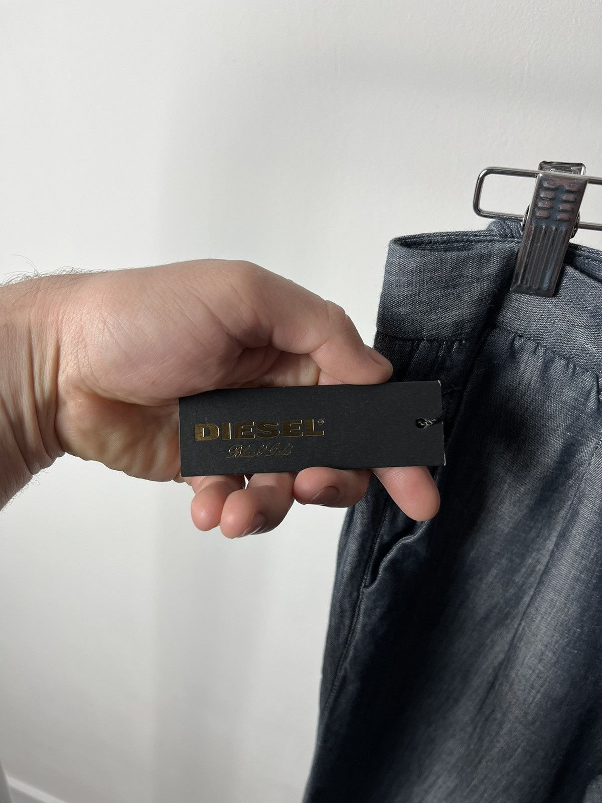 Diesel × Diesel Black Gold New Diesel Black Gold 31 Cotton / Linen Pants Trousers Size US 31 - 5 Thumbnail