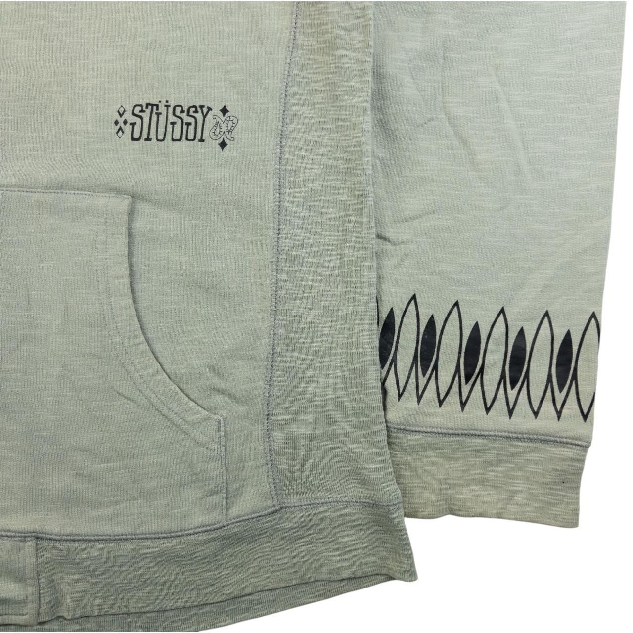 Stussy Vintage Stussy Pattern Zip Up Hoodie Size XL Size US XL / EU 56 / 4 - 6 Thumbnail