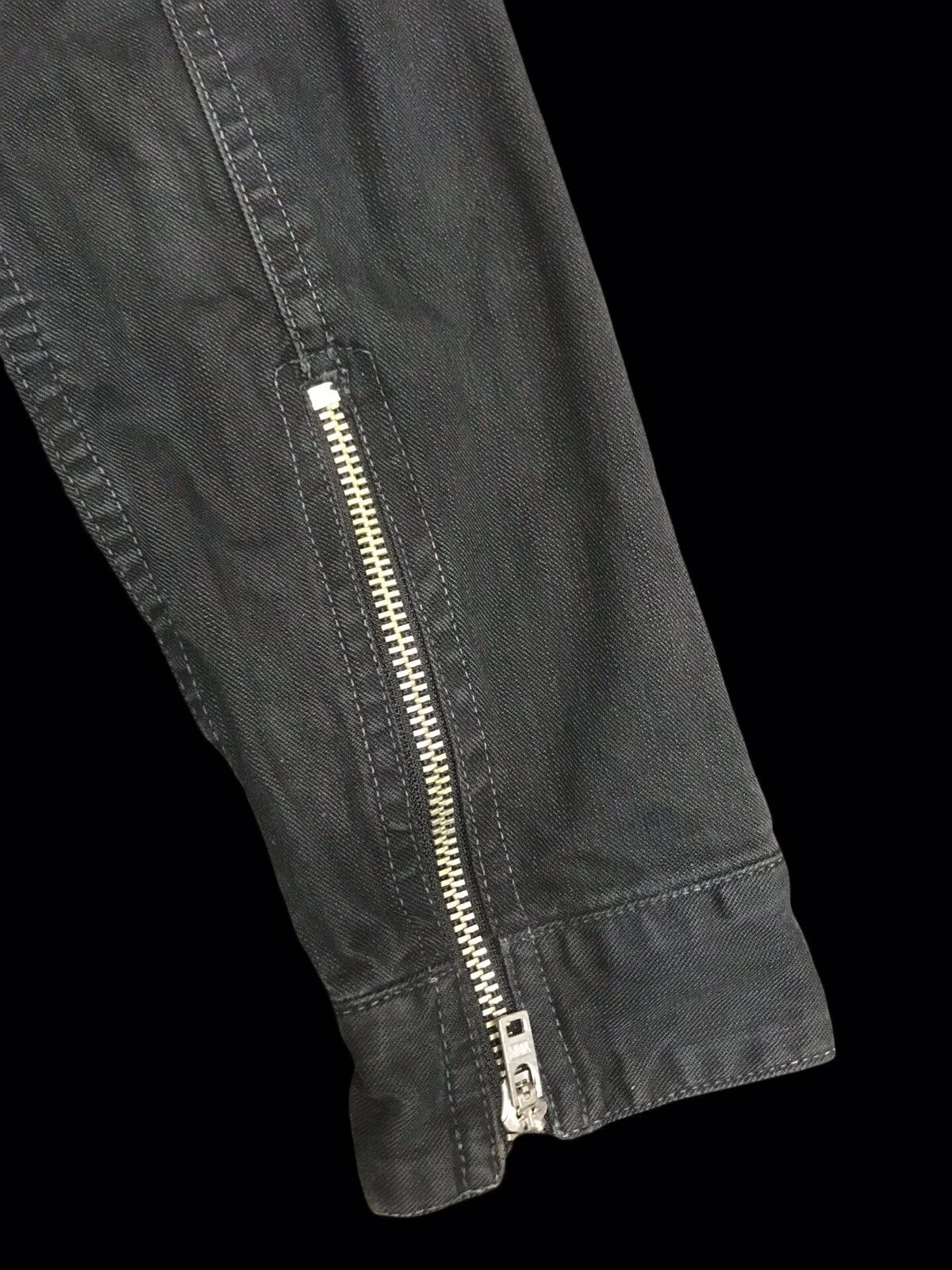 Japanese Brand 💥BIKER💥UNISEX NANO UNIVERSE JAPAN TRUCKER BIKER DENIM F220 Size US XS / EU 42 / 0 - 10 Thumbnail