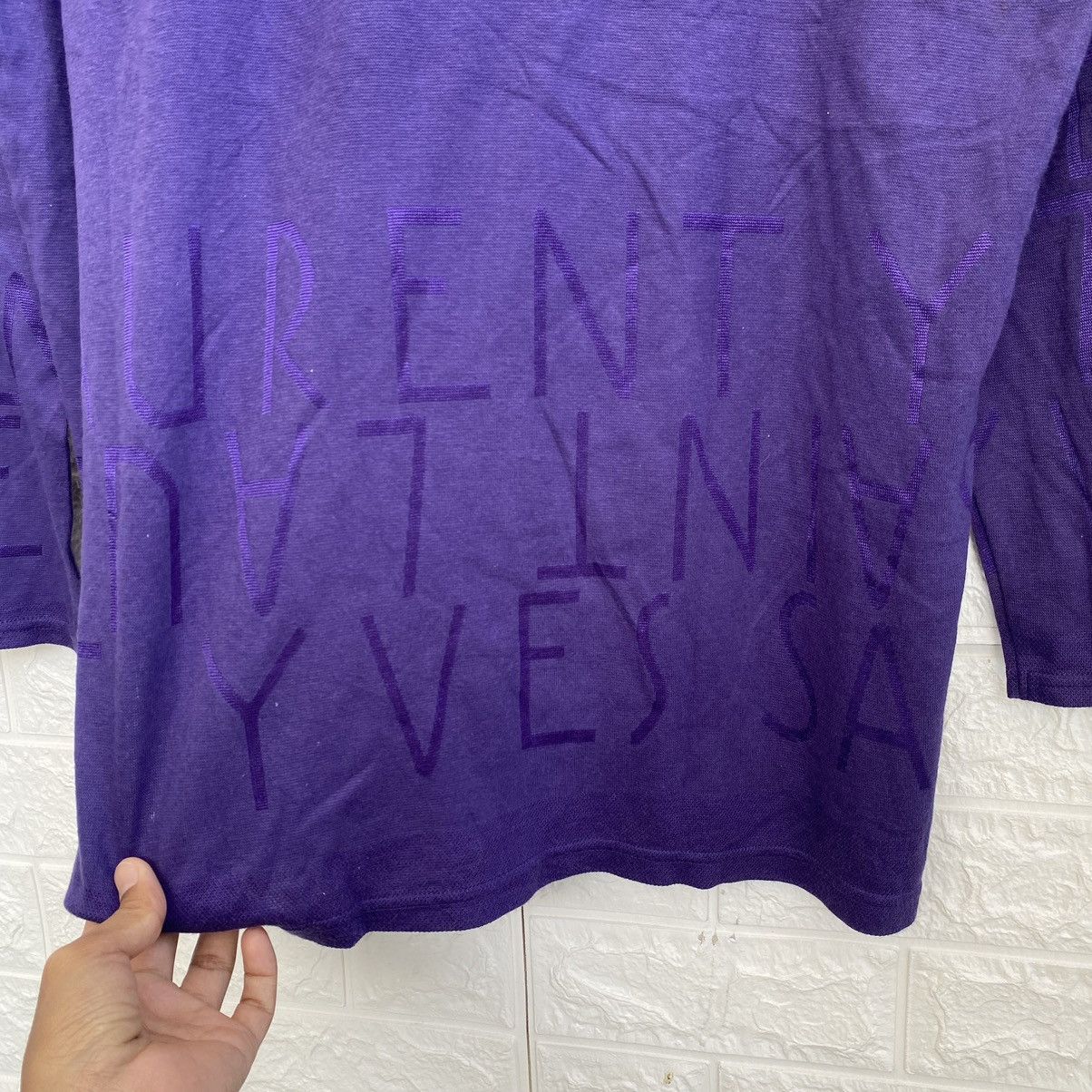 Yves Saint Laurent Yves Saint Laurent Shirt YSL Long Sleeve L Size Size L / US 10 / IT 46 - 7 Thumbnail