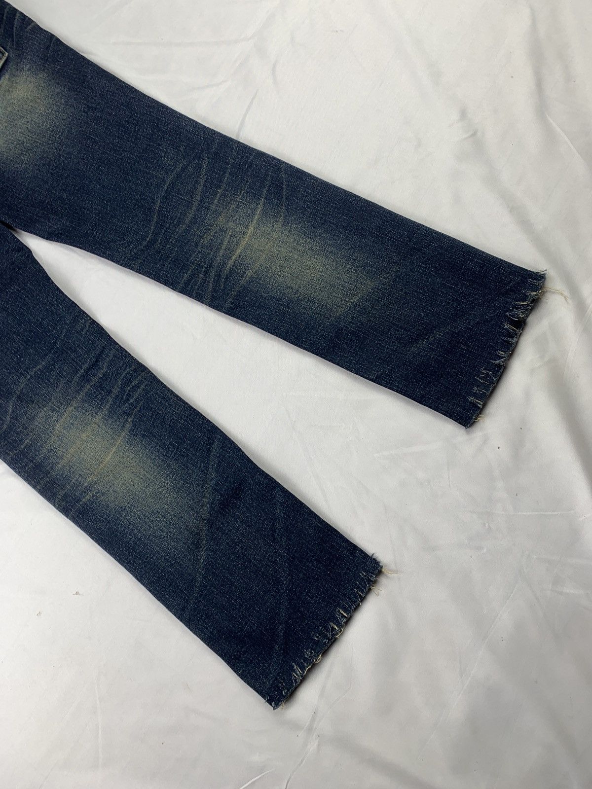 Japanese Brand y2k Lolita Like Cute Pop Embroidered Skinny Stretch Jeans Size 31" - 8 Thumbnail