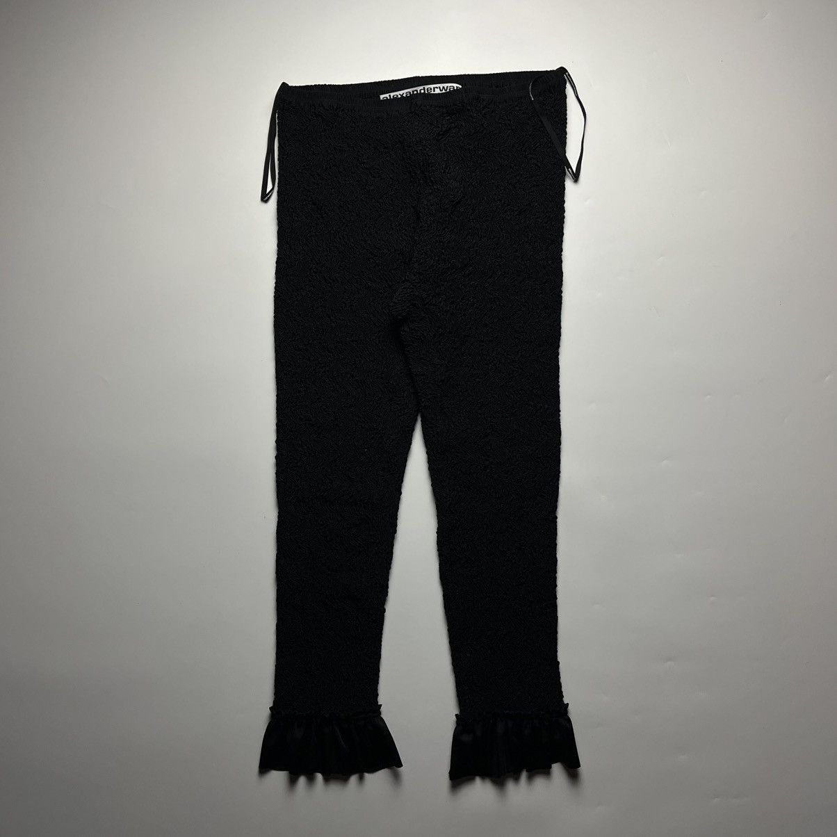Alexander Wang Alexander Wang Ruched Ruffle-Trim Leggings Size 30" / US 8 / IT 44 - 1 Thumbnail
