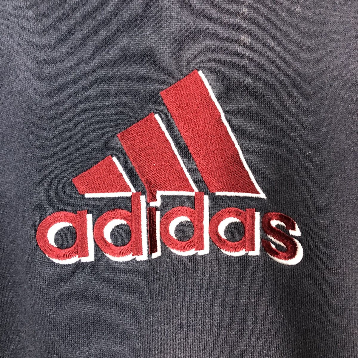 Adidas 📌Vintage Adidas Sweatshirt Big Logo Design Size US L / EU 52-54 / 3 - 13 Thumbnail