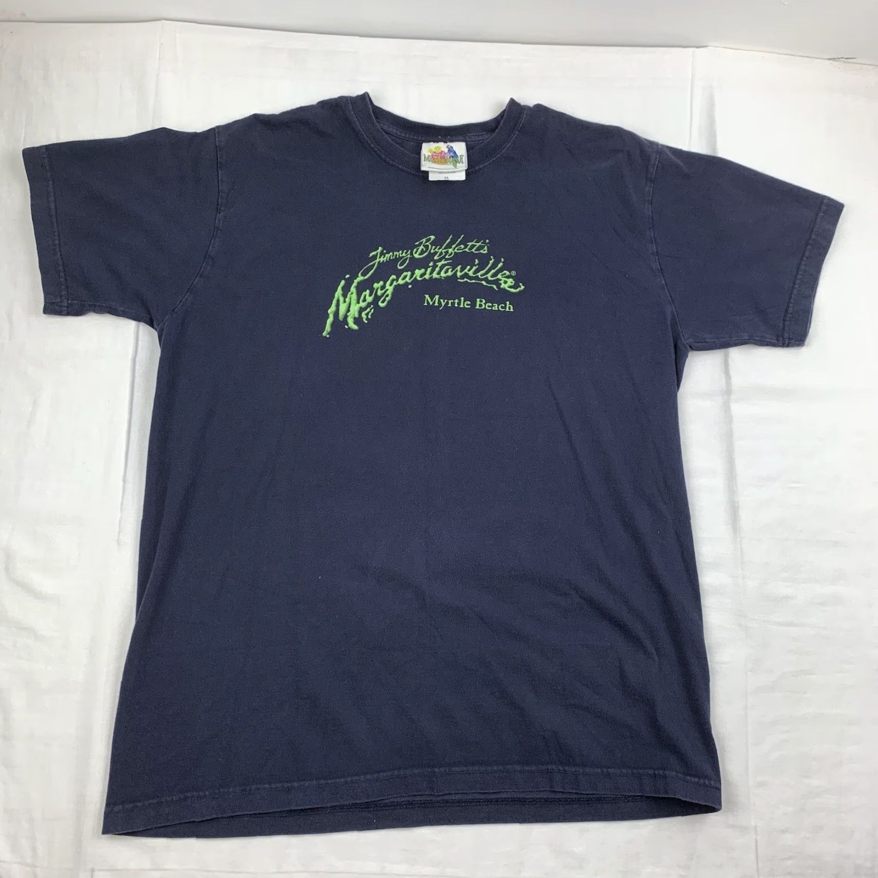Vintage VINTAGE Margaritaville Beach Shirt Adult XL Blue Y2K Logo Mens Size US XL / EU 56 / 4 - 4 Thumbnail