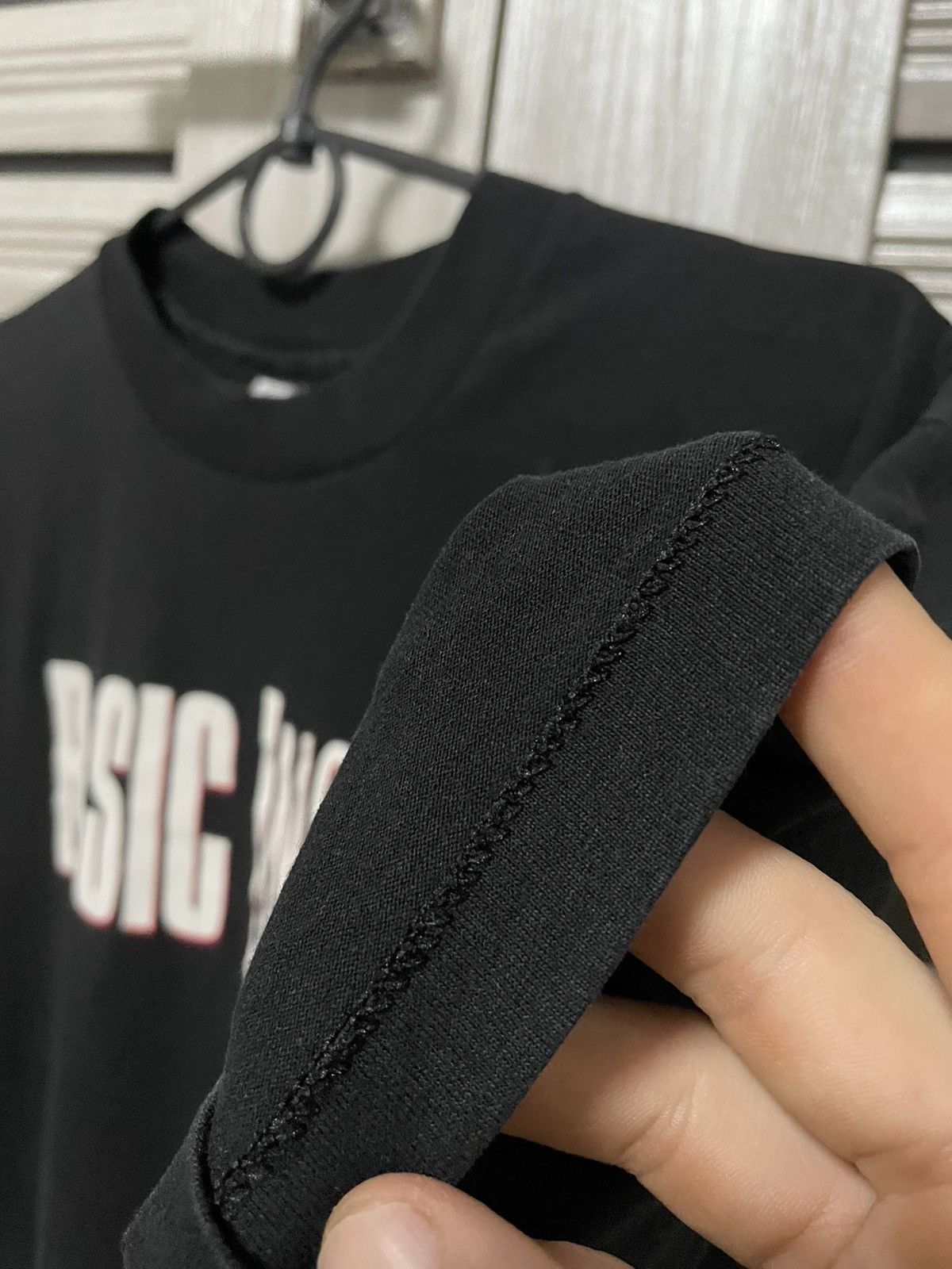 Vintage Vintage 1992 Basic Instinct Movie Promo T-Shirt Black 90s Size US L / EU 52-54 / 3 - 9 Thumbnail