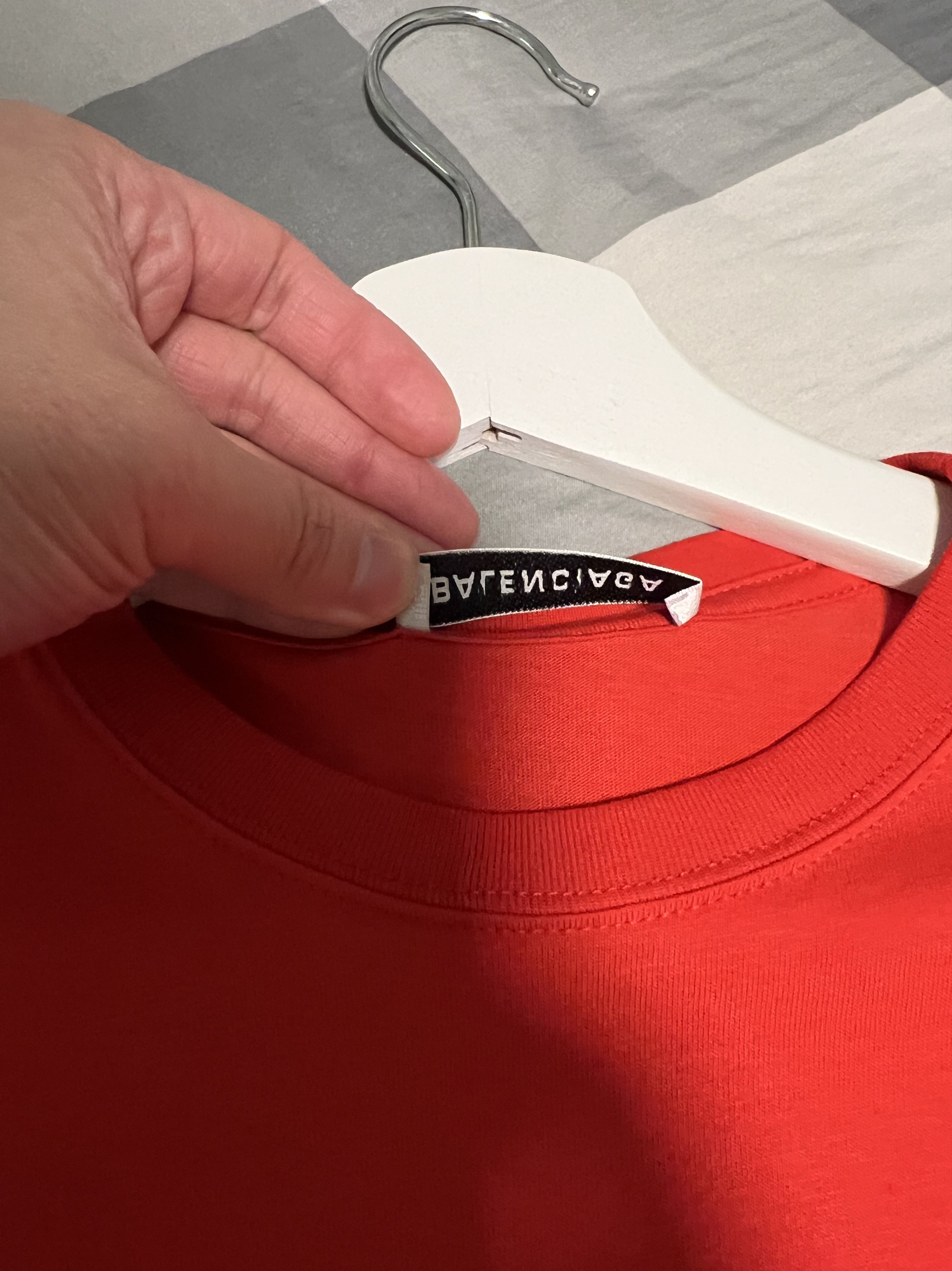 Balenciaga Balenciaga Red Political Logo Campaign Oversized T-shirt Size US S / EU 44-46 / 1 - 3 Thumbnail