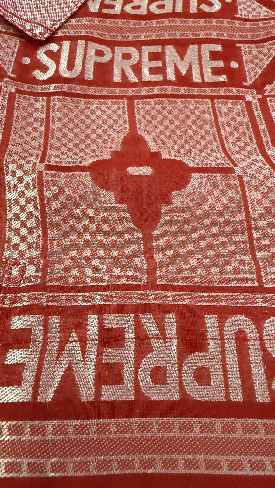 Supreme Supreme Tray Jacquard Shirt Red Small 2024 Size US S / EU 44-46 / 1 - 3 Thumbnail