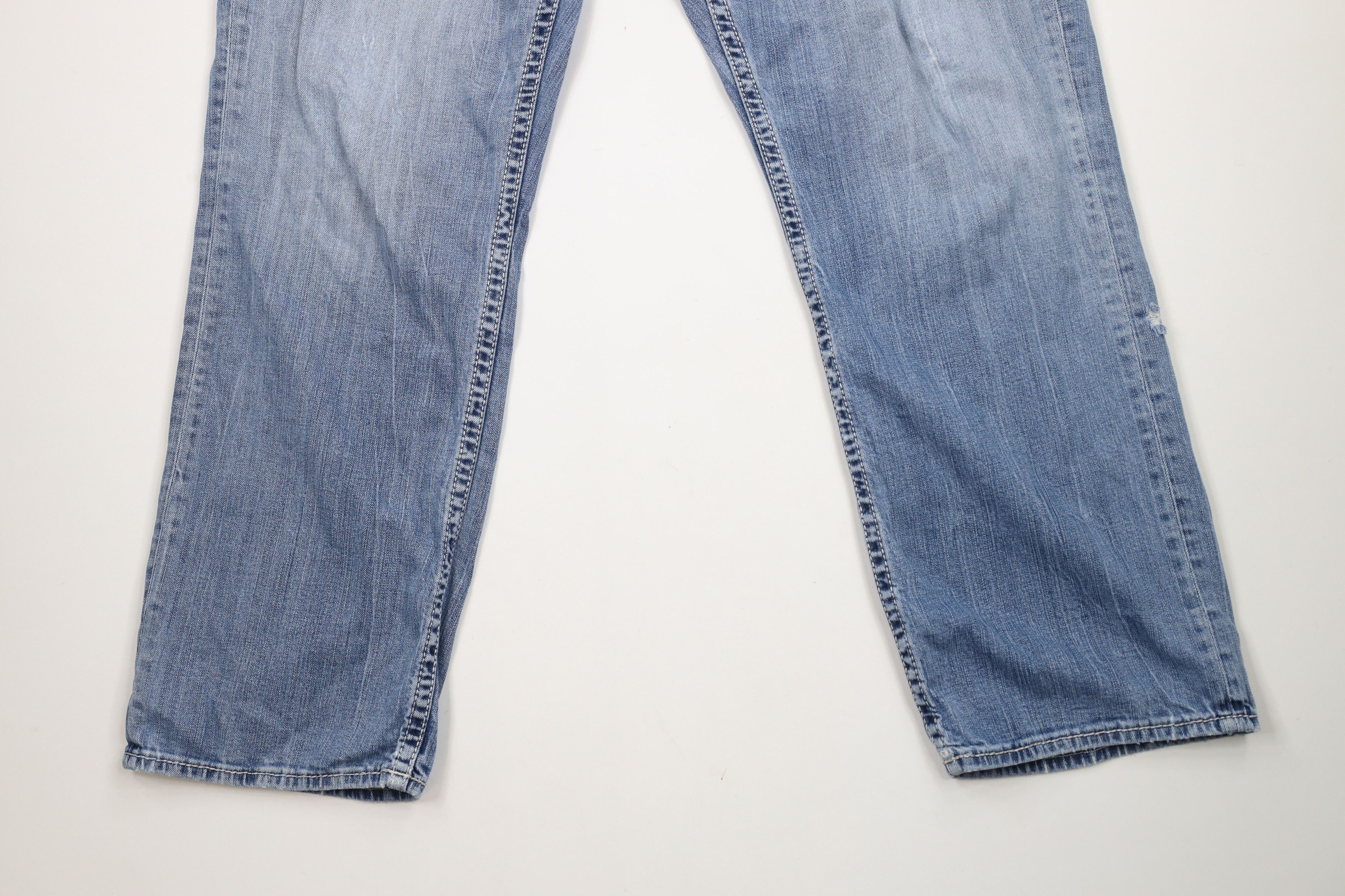 Vintage Buckle BKE Thick Stitch Tyler Straight Leg Denim Jeans Blue Size US 36 / EU 52 - 4 Thumbnail