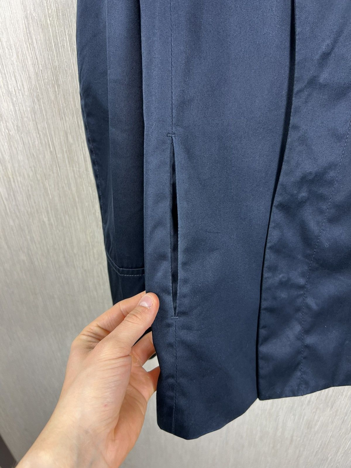 Emporio Armani Emporio Armani BlueLine asymmetrical cut jacket clips blazer Size US M / EU 48-50 / 2 - 7 Thumbnail