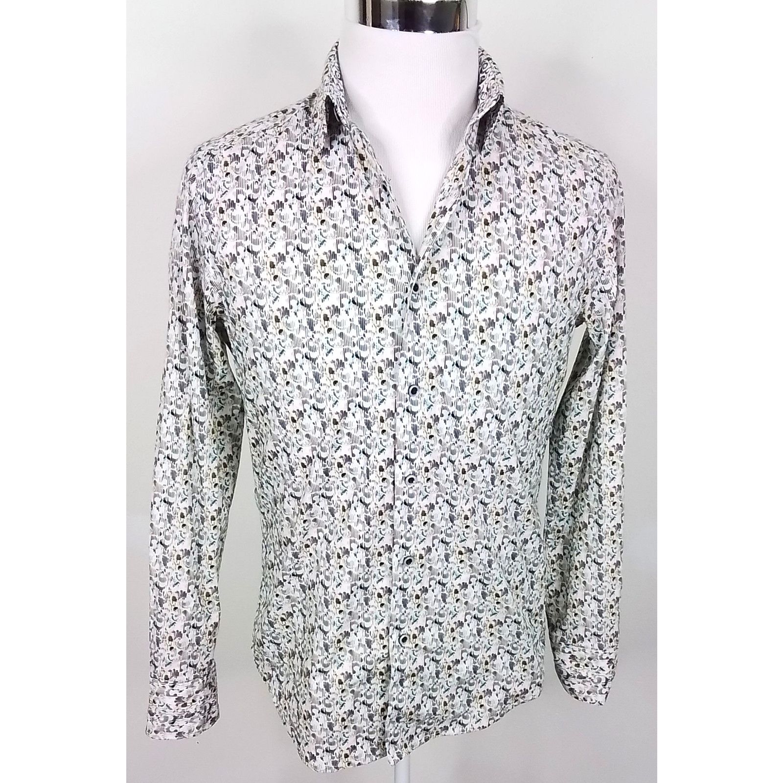 Robert Graham Robert Graham Men's Dress Shirt Size Small Patterned Size US S / EU 44-46 / 1 - 2 Thumbnail