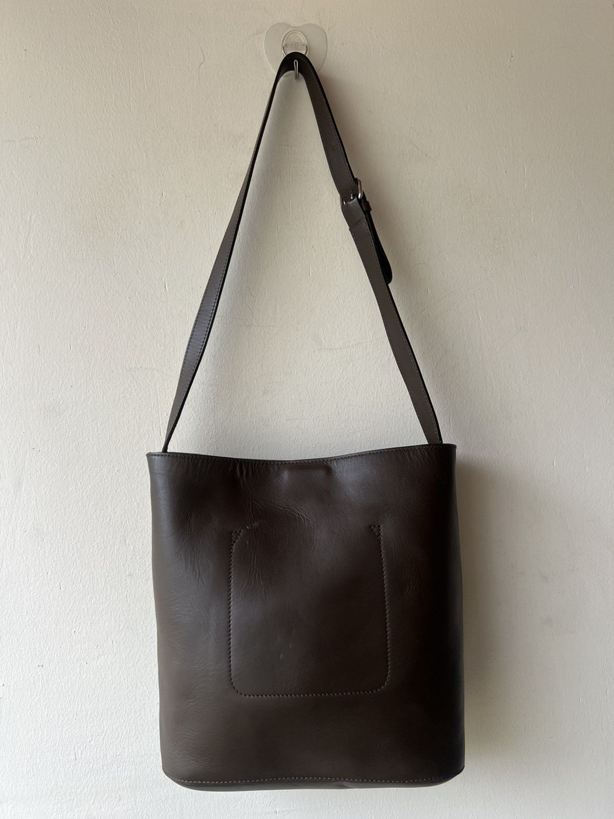 Margaret Howell Vintage Margaret Howell Patina Scratch Cowhide Leather Bag Size ONE SIZE - 21 Thumbnail