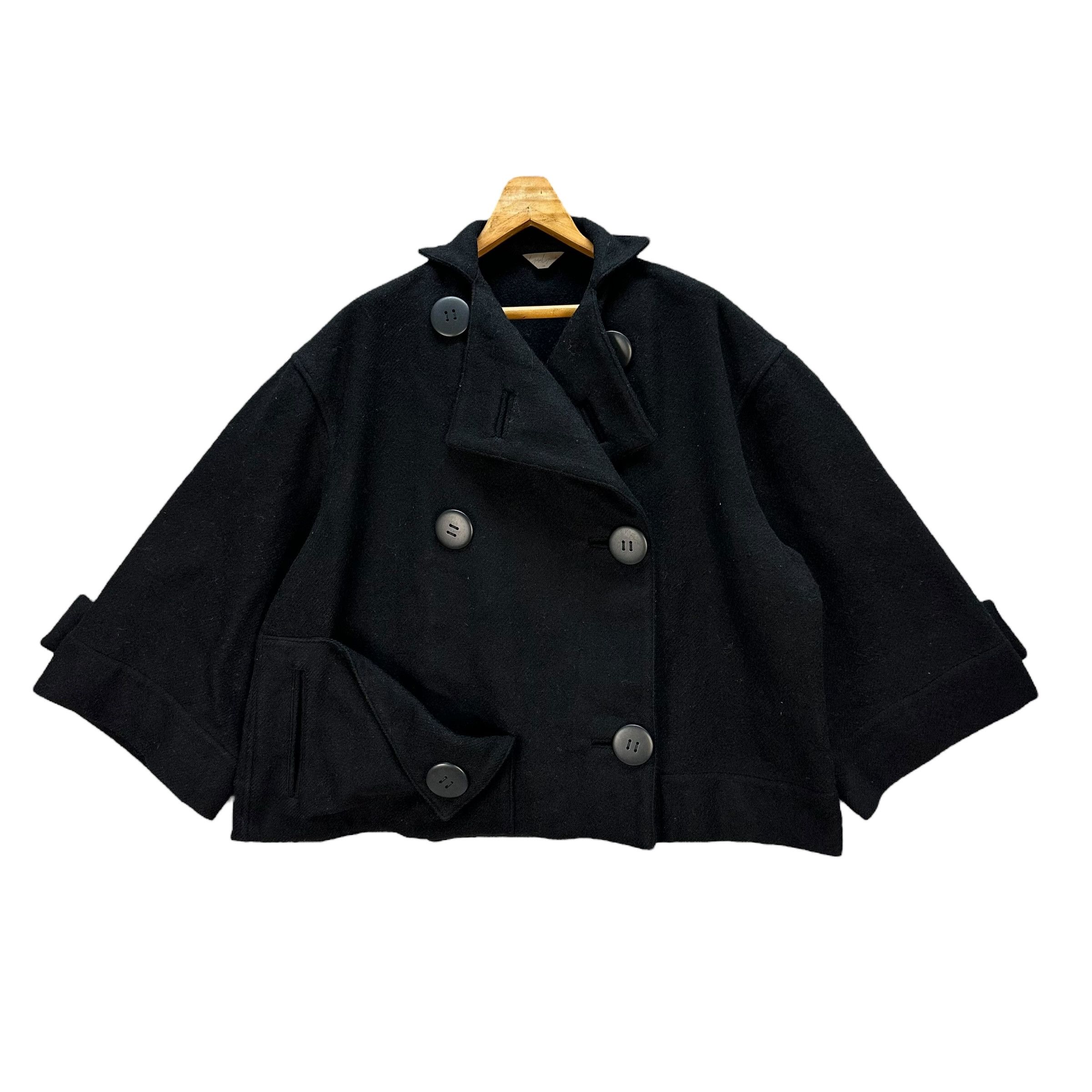 Yohji Yamamoto Rare 80's YOHJI YAMAMOTO Avant Garde Wool Jacket #A51-1182 Size US M / EU 48-50 / 2 - 1 Thumbnail