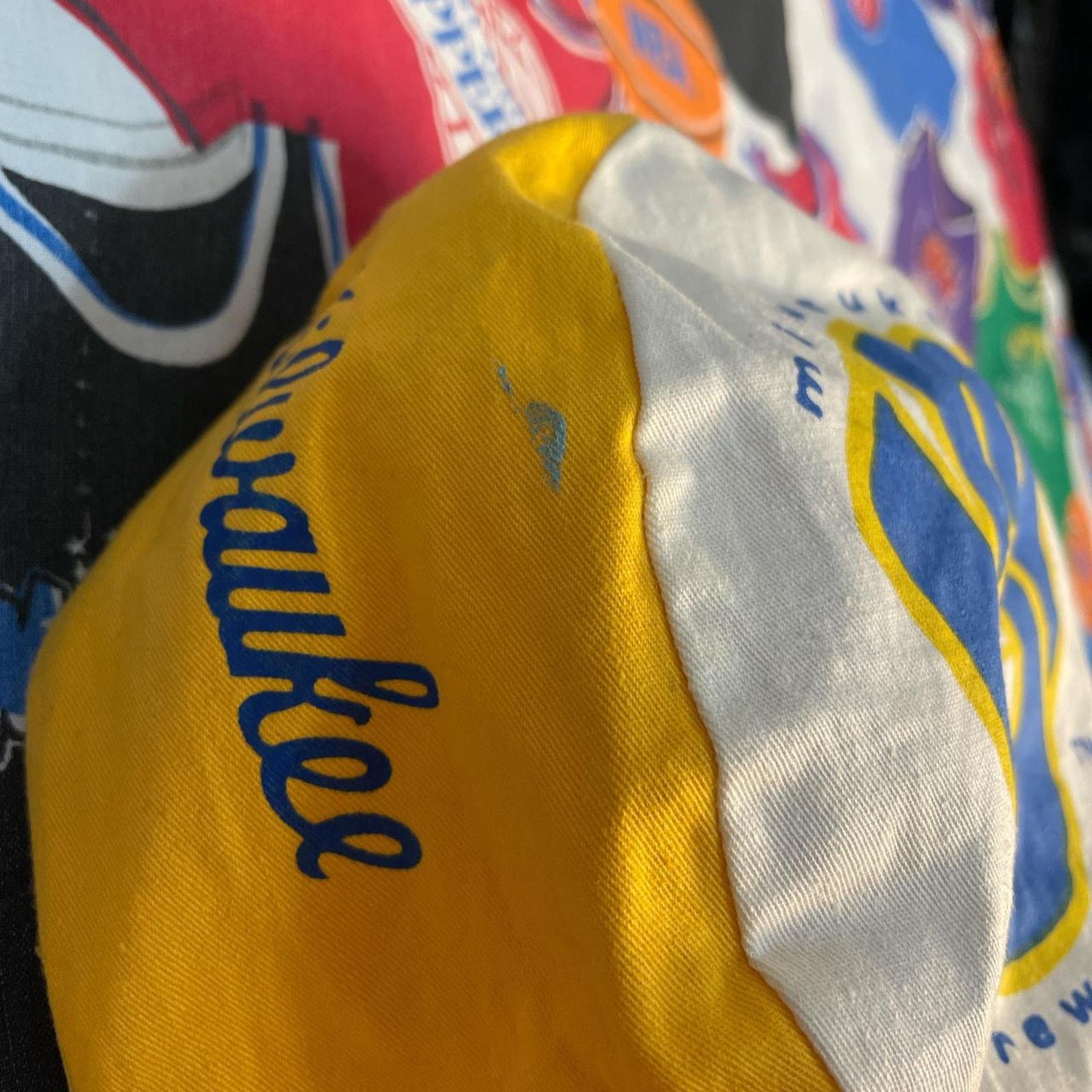 MLB × Vintage Vintage 80s MLB Milwaukee Brewers Baseball Painters Cap Size ONE SIZE - 5 Thumbnail