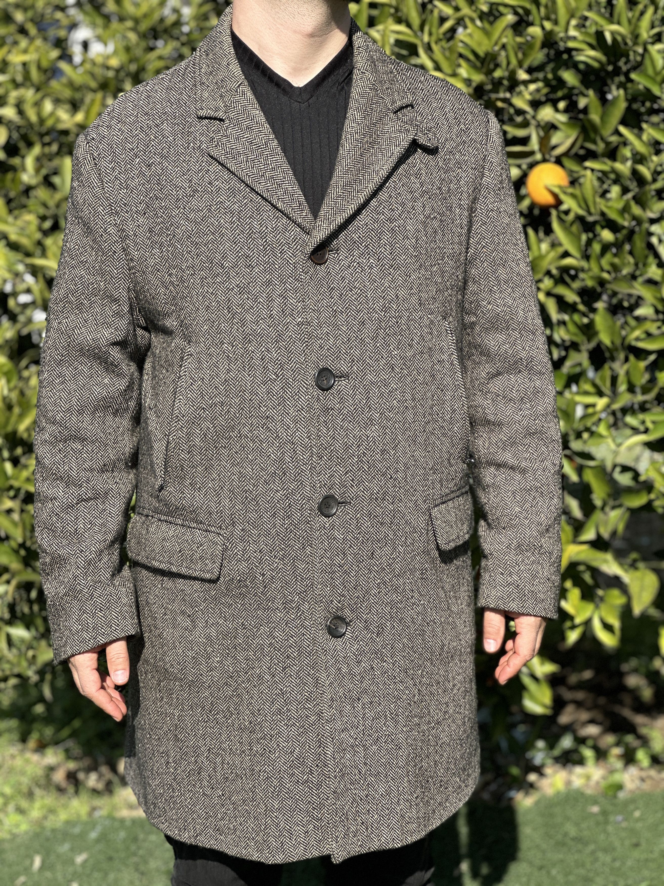 Canali Seta Canali Tweed Knit Style Royal Trench Jacket Size 50 Size US M / EU 48-50 / 2 - 8 Thumbnail