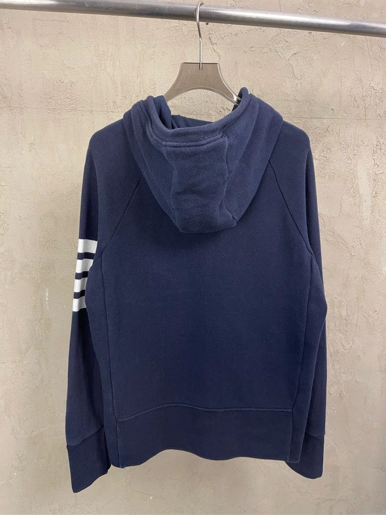 Thom Browne Thom browne Dark blue four-striped zipper jacket hoodie jac Size US M / EU 48-50 / 2 - 2 Thumbnail