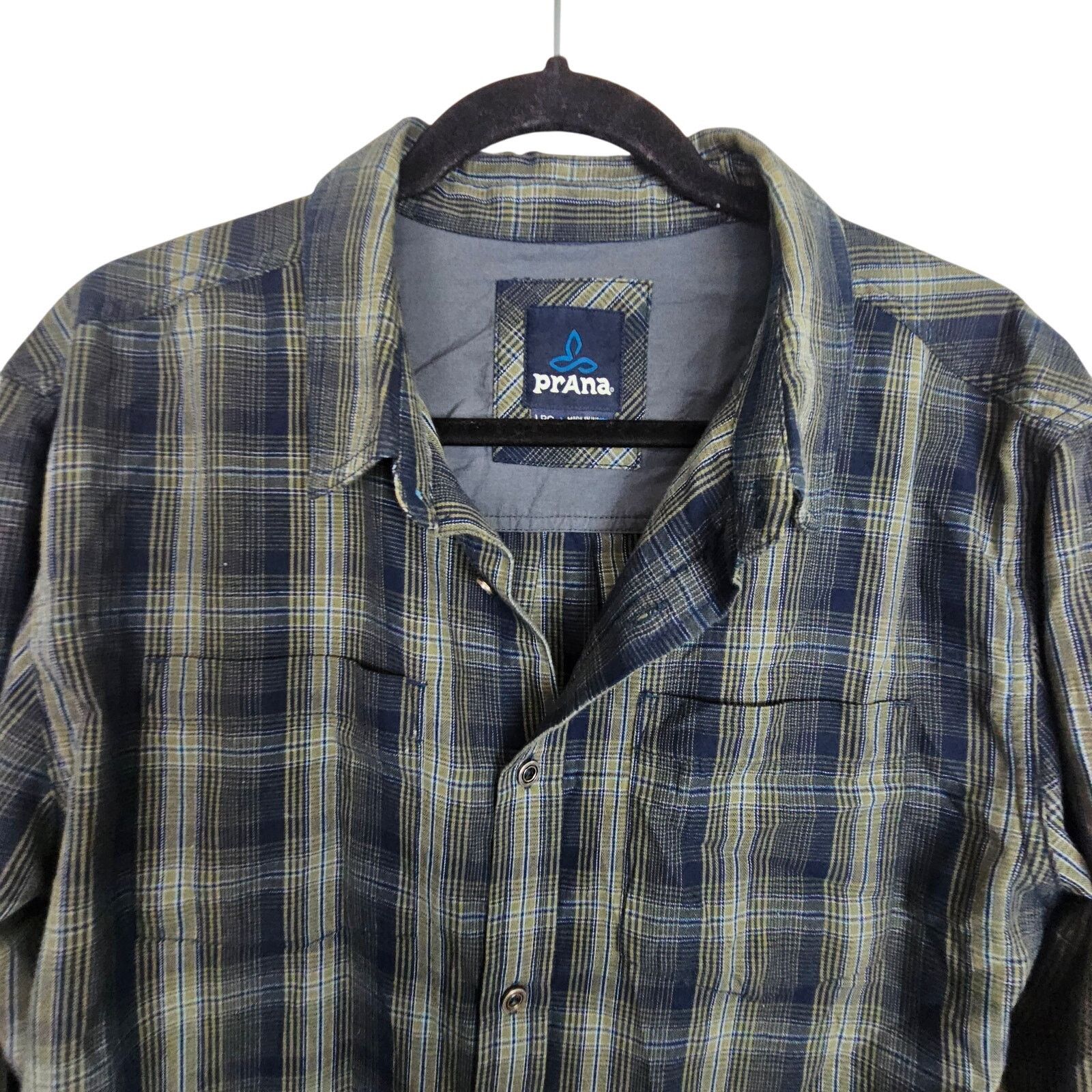 Prana Prana Mens Plaid Shirt Size L Casual Outdoor Gorpcore Trail Size US L / EU 52-54 / 3 - 2 Thumbnail