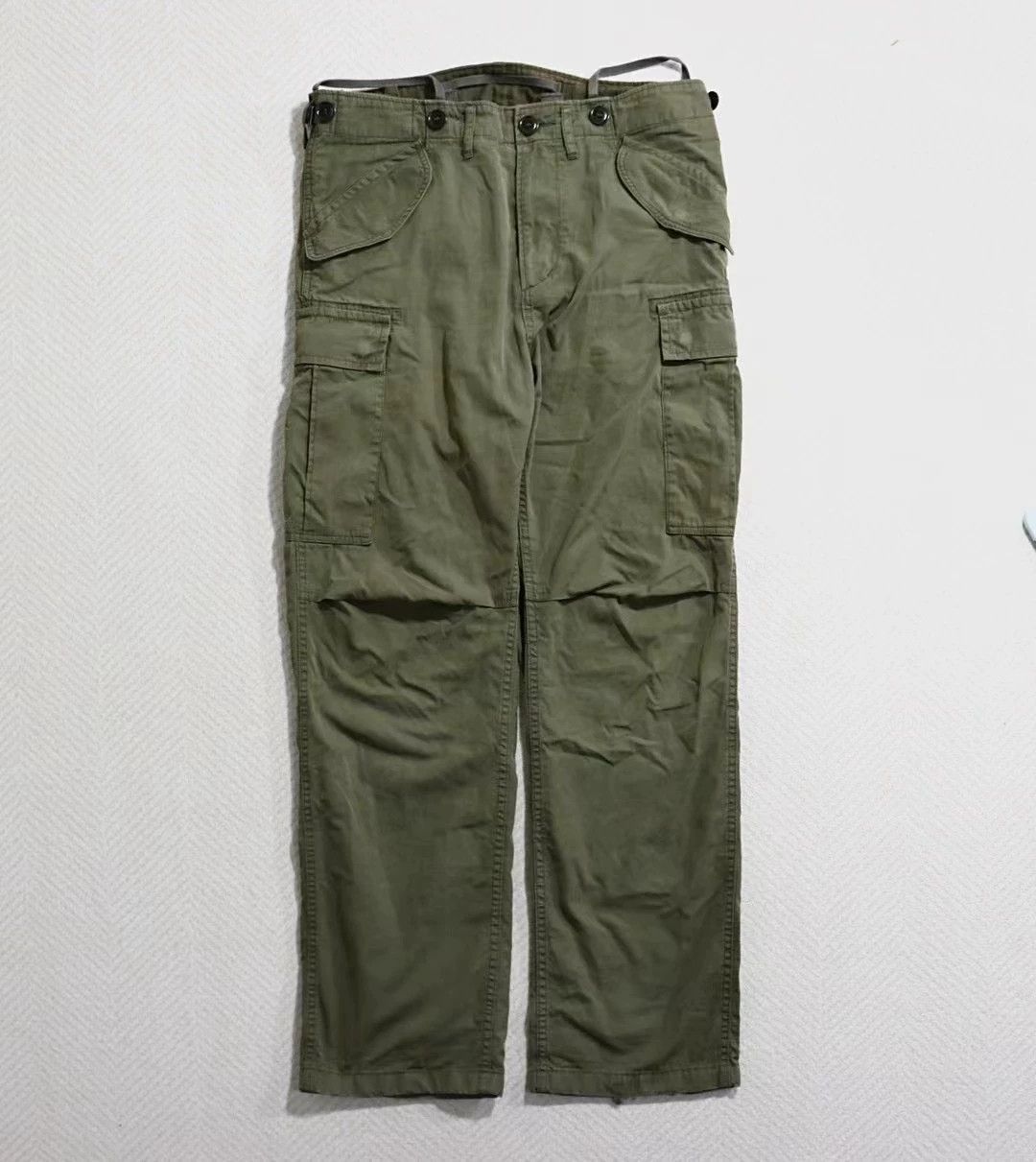 Visvim Olive EIGER SANCTION PANTS DMGD | Garmentory
