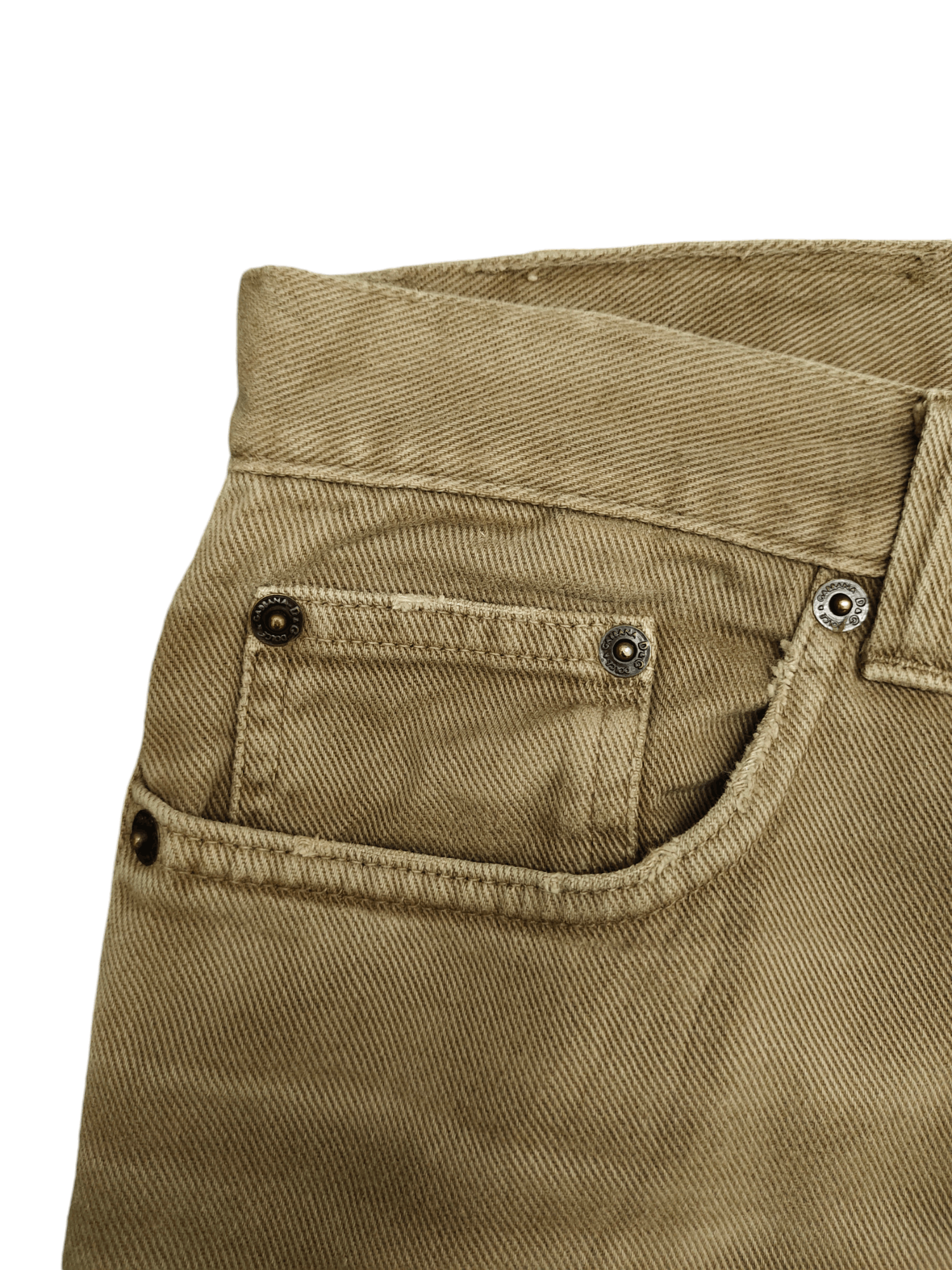 Dolce & Gabbana Dolce & Gabbana Brown Faded Distress Denim Pants Size US 32 / EU 48 - 4 Thumbnail