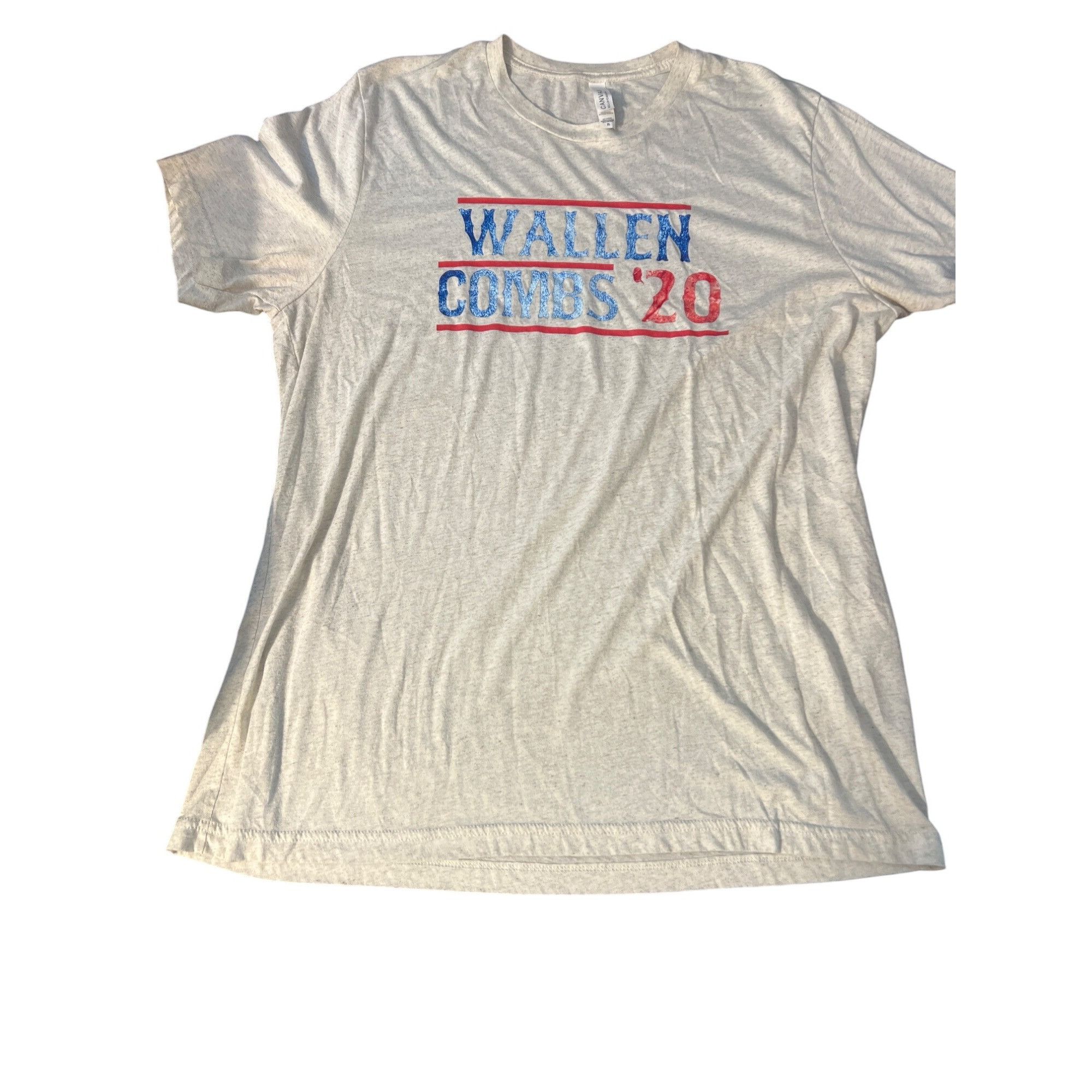 Other Wallen Combs 20 Graphic T-Shirt Bella Canvas Oatmeal Luke Mo Size XL / US 12-14 / IT 48-50 - 1 Thumbnail