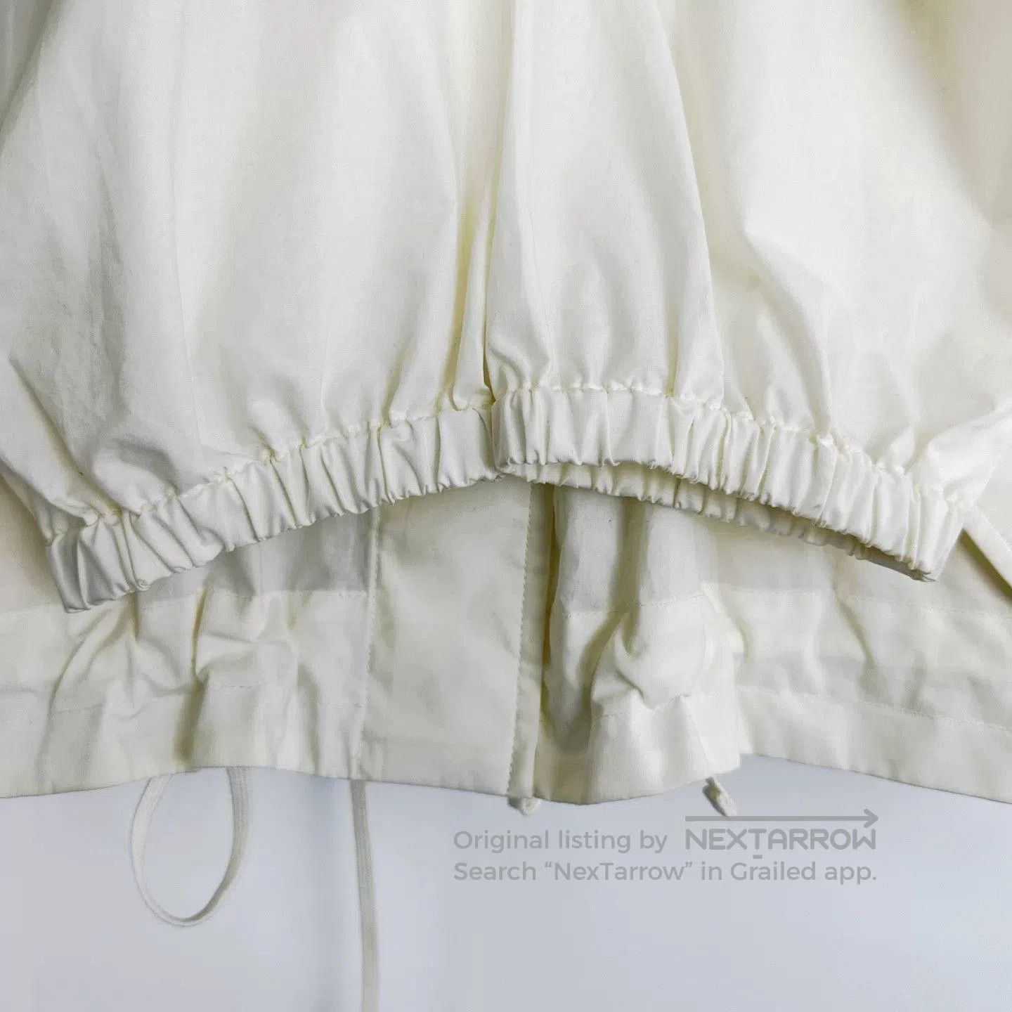 Jil Sander Jil Sander White Oversized Hooded Jacket. Size M / US 6-8 / IT 42-44 - 5 Thumbnail