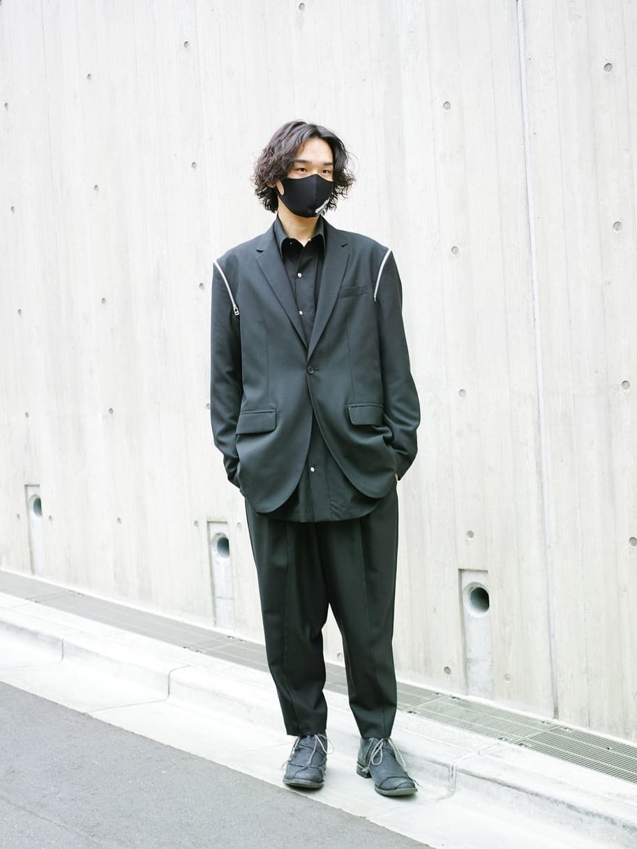 Yohji Yamamoto Yohji Yamamoto Ground Y - W/Gabardine Shoulder Zipper Jacket Size US L / EU 52-54 / 3 - 3 Thumbnail