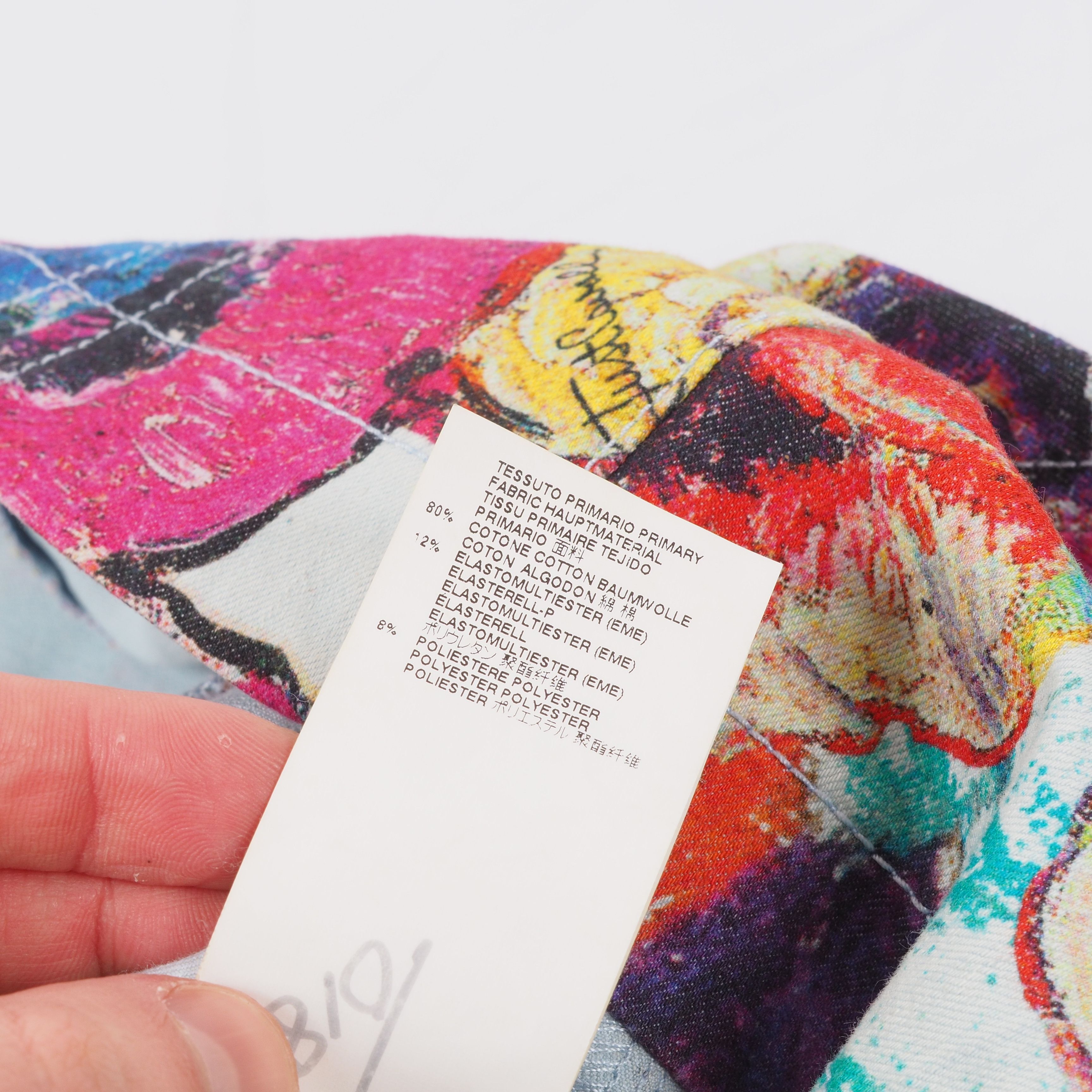 Just Cavalli Just Cavalli Women's Multi Floral Bodycon Denim Mini Dress Size XS / US 0-2 / IT 36-38 - 10 Thumbnail