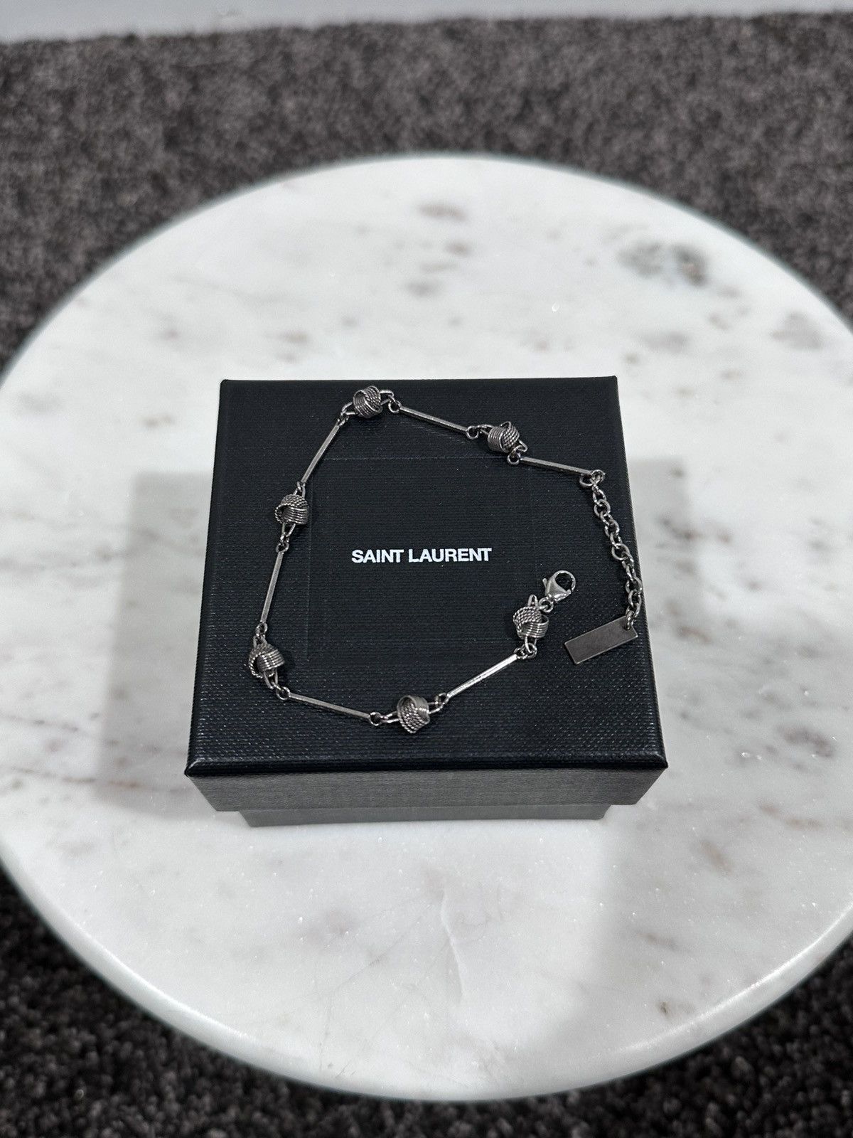Saint Laurent Paris Saint Laurent Paris Multi Link Bones Bracelet Size ONE SIZE - 2 Thumbnail