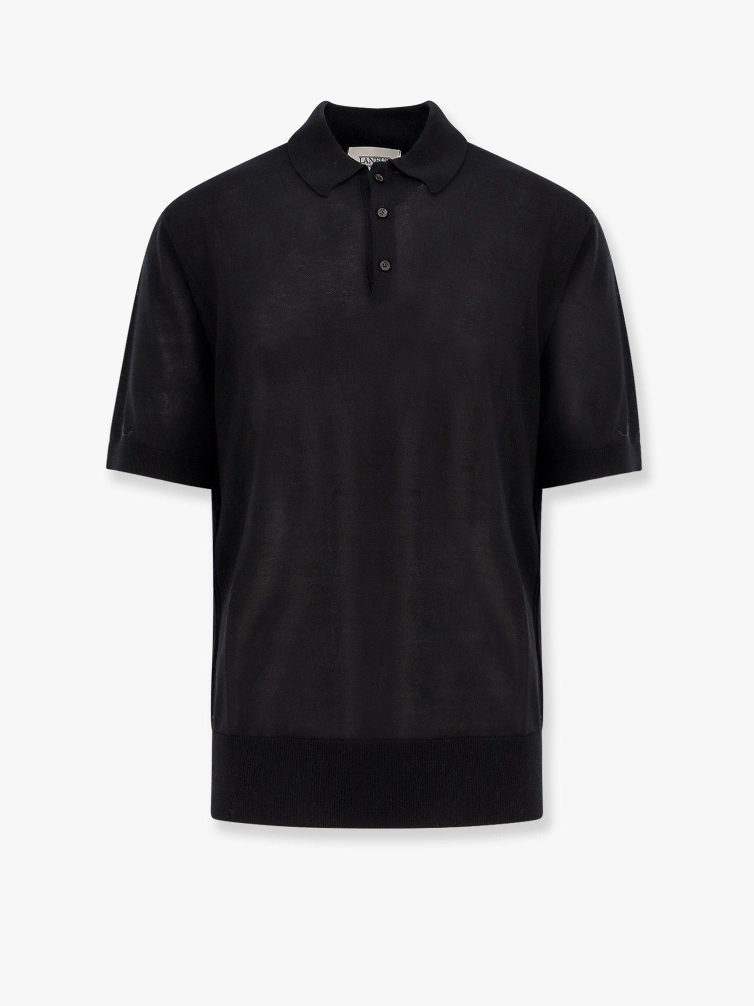 Tシャツ・カットソー LANEUS Striped cotton t-shirt with logo embroidery on the Tシャツ・カットソー LANEUS Striped cotton t-shirt with logo