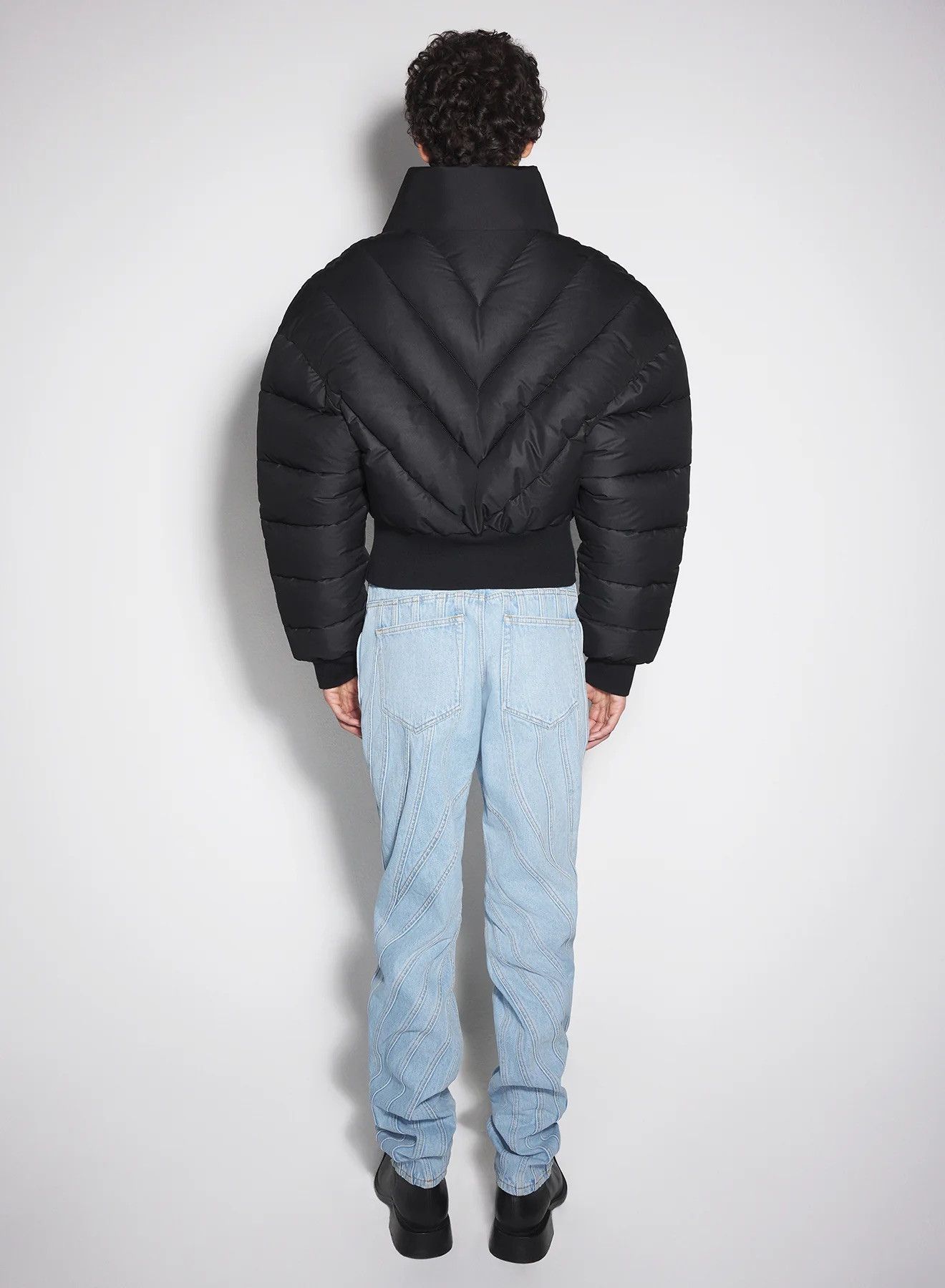 Mugler Mugler cropped bomber Size US M / EU 48-50 / 2 - 7 Thumbnail