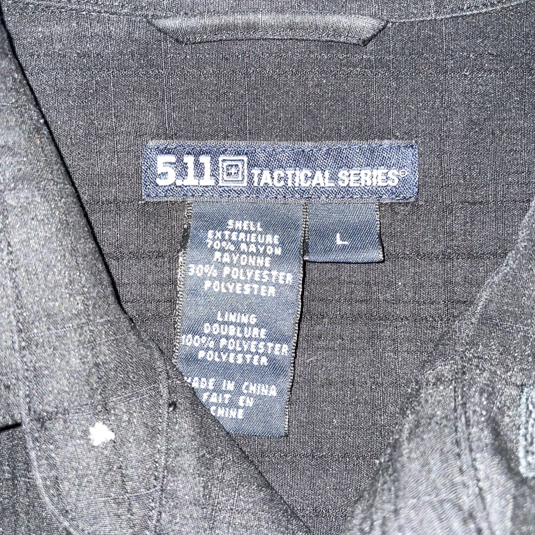 Vintage VINTAGE 5.11 Tactical Black Conceal Button-Up Shirt Adult L Short Sleeve Mens Size US L / EU 52-54 / 3 - 3 Thumbnail