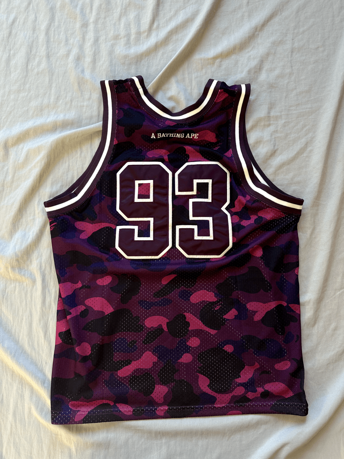 Bape BAPE Basketball Purple Camo Jersey Size Small Size US S / EU 44-46 / 1 - 2 Thumbnail