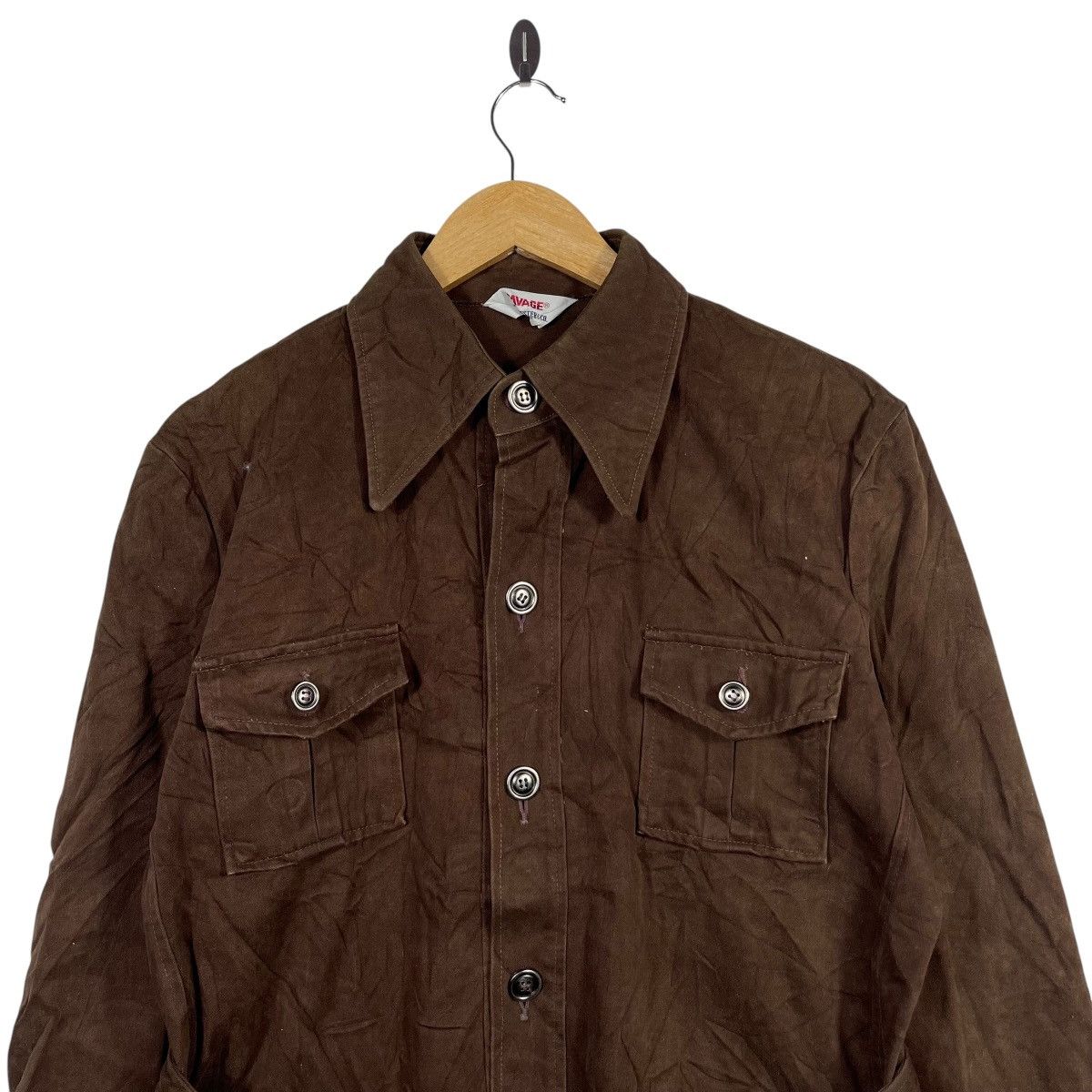 Vintage Savage George Custer & Co Brown Field Jacket Belted Safari Size US M / EU 48-50 / 2 - 2 Thumbnail