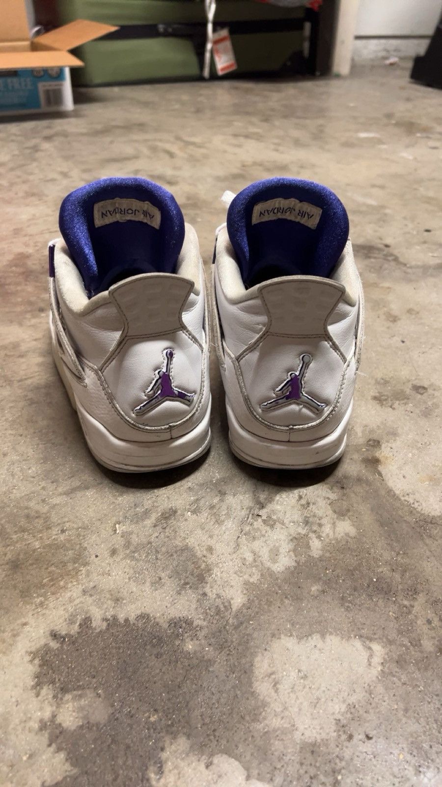 Jordan Brand JORDAN 4 PURPLE METALLIC Size US 10 / EU 43 - 3 Thumbnail