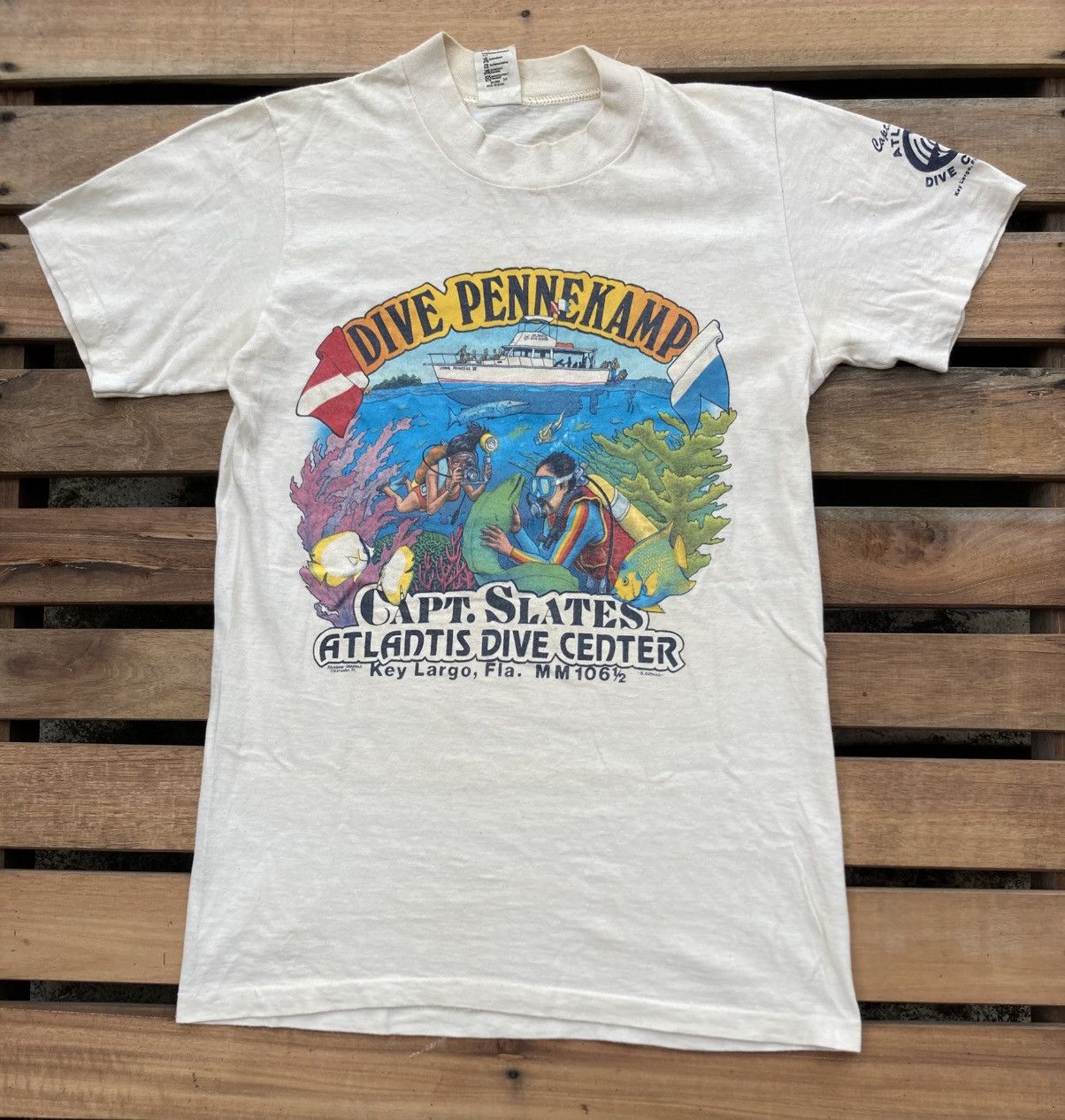 Vintage Vintage 70s Hi-Cru by Stedman Dive Pennekamp Atlantis Center Size US S / EU 44-46 / 1 - 2 Thumbnail