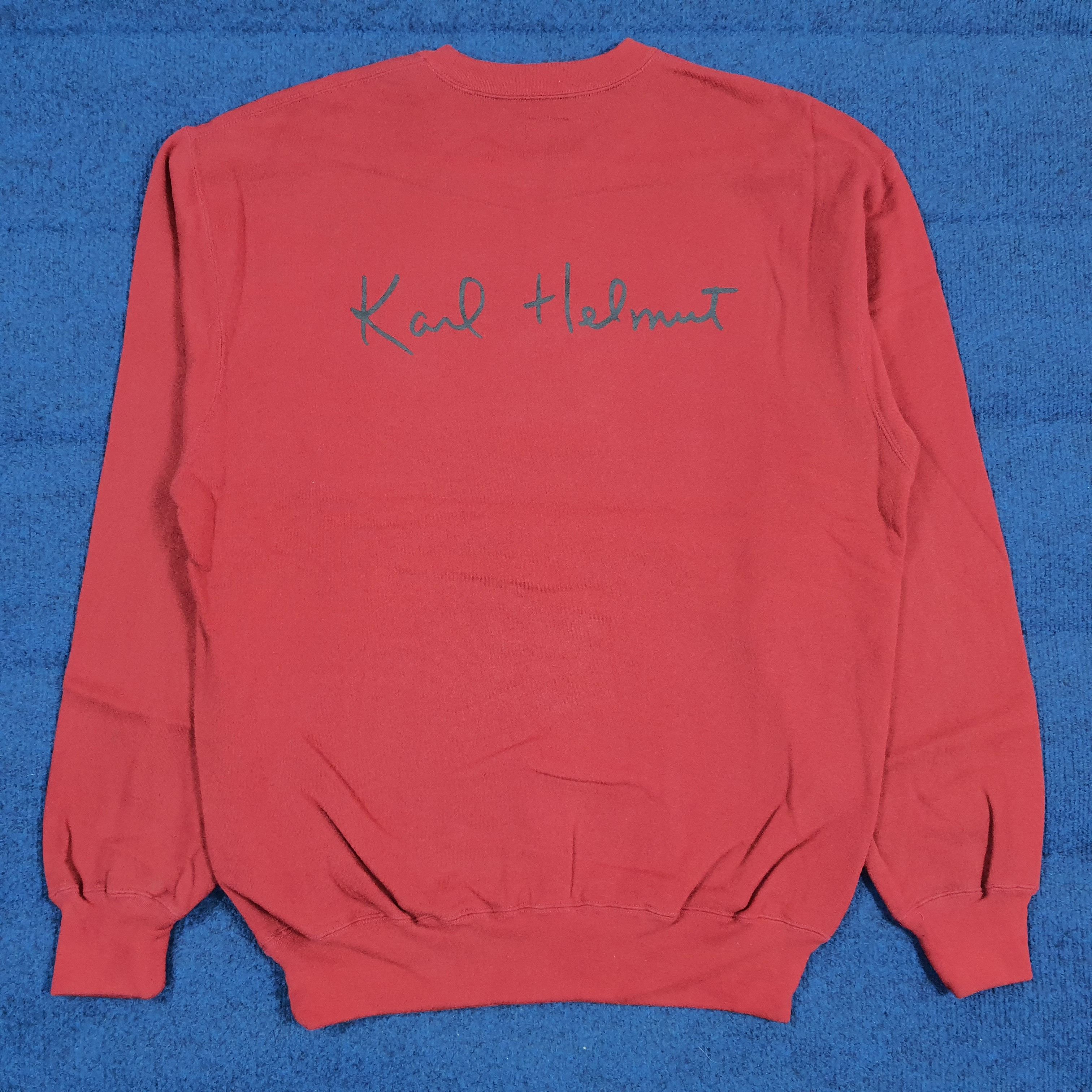 Karl Helmut Vintage Karl Helmut Designer Graphic Sweatshirt C295N3 Size US M / EU 48-50 / 2 - 3 Thumbnail