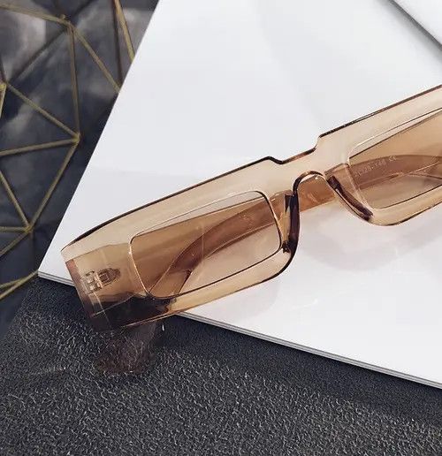Designer × Vintage Retro square glasses with small frames Size ONE SIZE - 2 Thumbnail