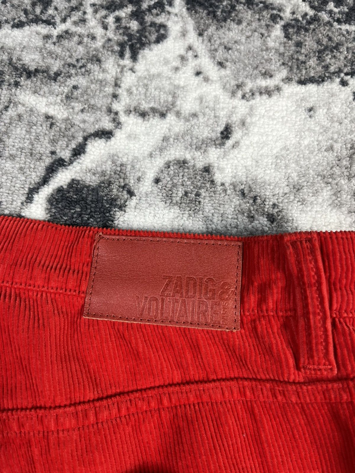 Zadig & Voltaire Zadig & Voltaire Red Corduroy Pants Size 33 Size US 33 - 17 Thumbnail