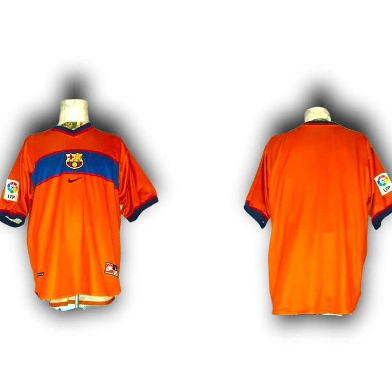 Nike Fc Barcelona Spain 1998 1999 Third 3rd Shirt Jersey Size US L / EU 52-54 / 3 - 2 Thumbnail
