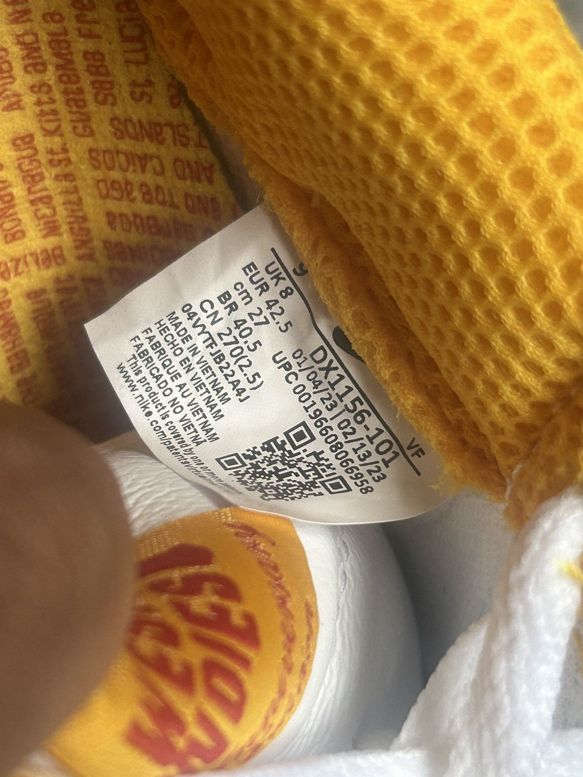 Nike Nike Air Force 1 Low Retro QS West Indies (2023) Size US 9 / EU 42 - 6 Thumbnail