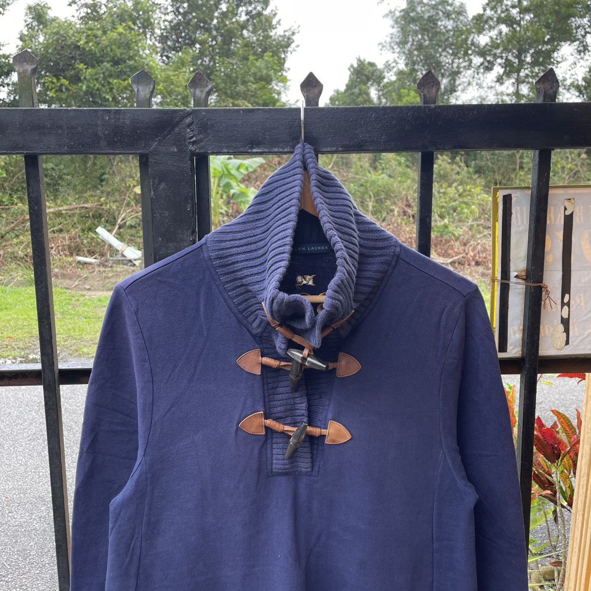 Ralph Lauren 🔥Ralph Lauren Big Logo Duffle Buttons Women Long Shirts Size S / US 4 / IT 40 - 4 Thumbnail