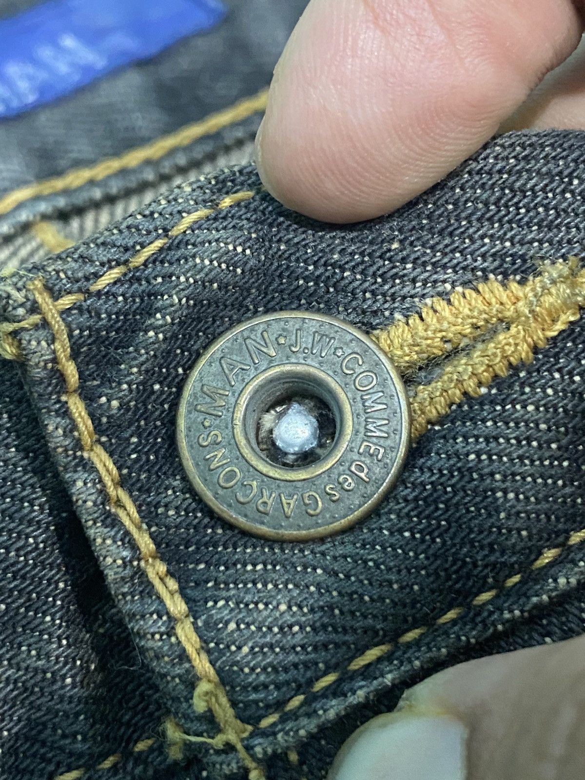 Junya Watanabe AD2004 Junya Watanabe X COMME des GARÇONS Denim Black Jeans Size US 34 / EU 50 - 14 Thumbnail